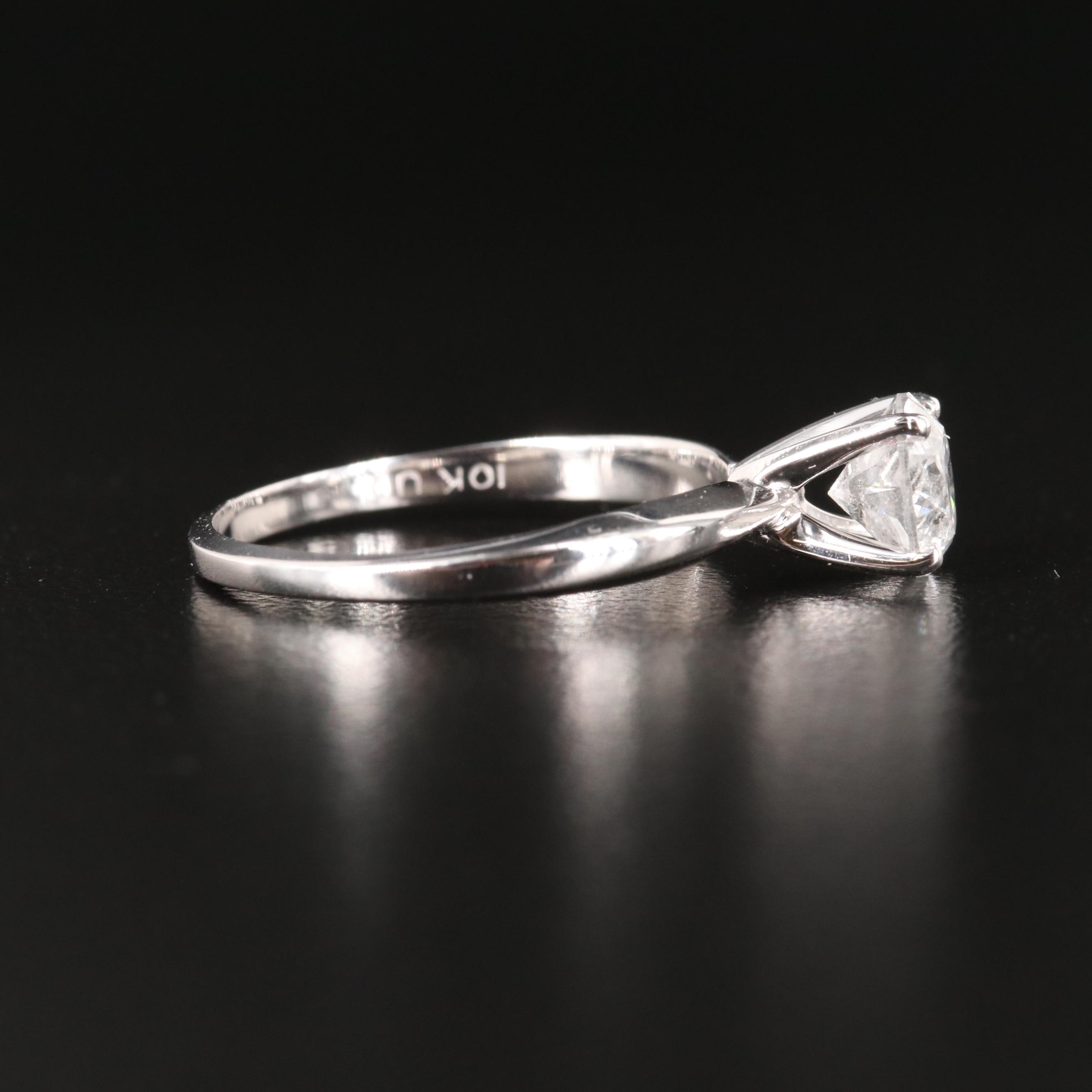 10K 1.01 CT Diamond Solitaire Ring