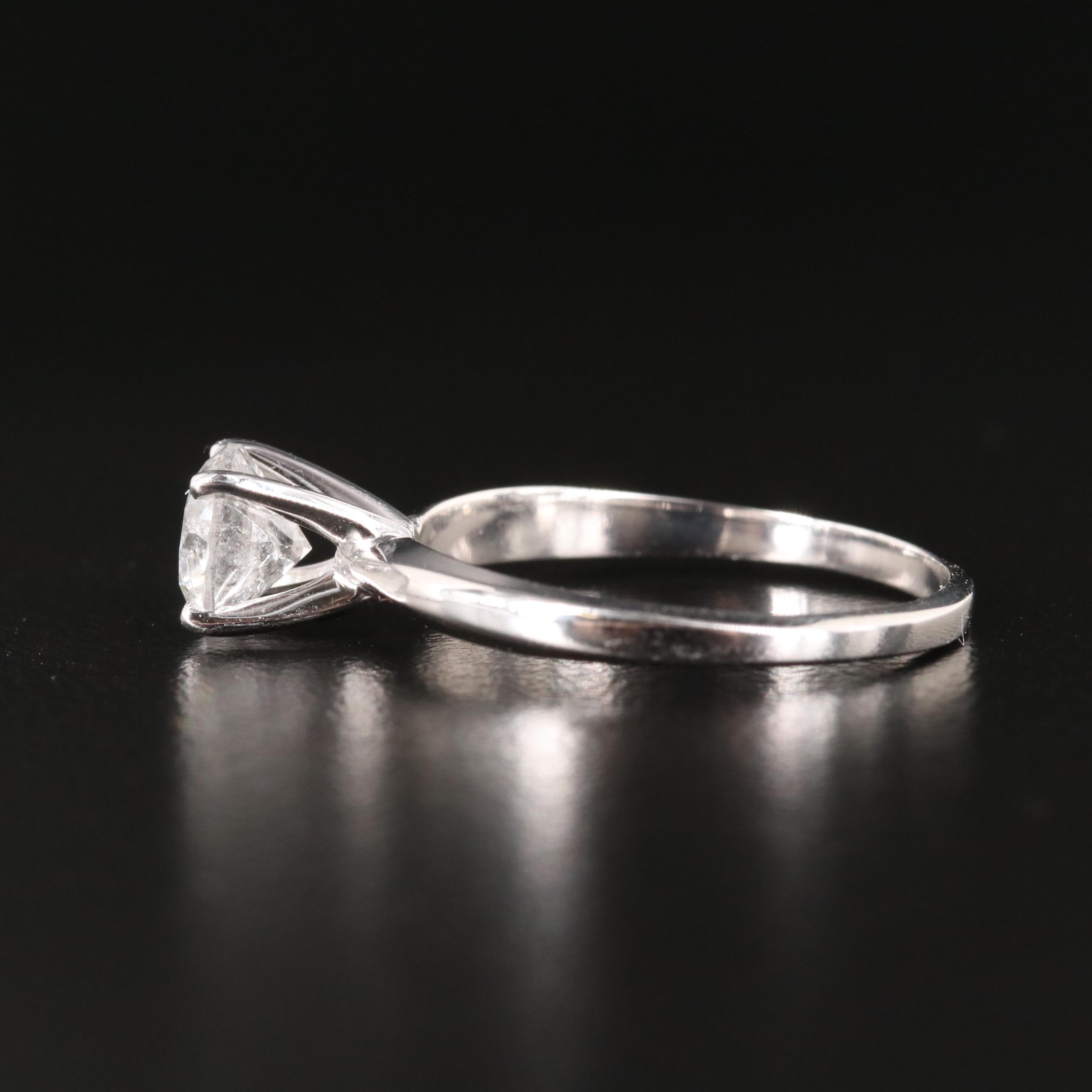 10K 1.01 CT Diamond Solitaire Ring