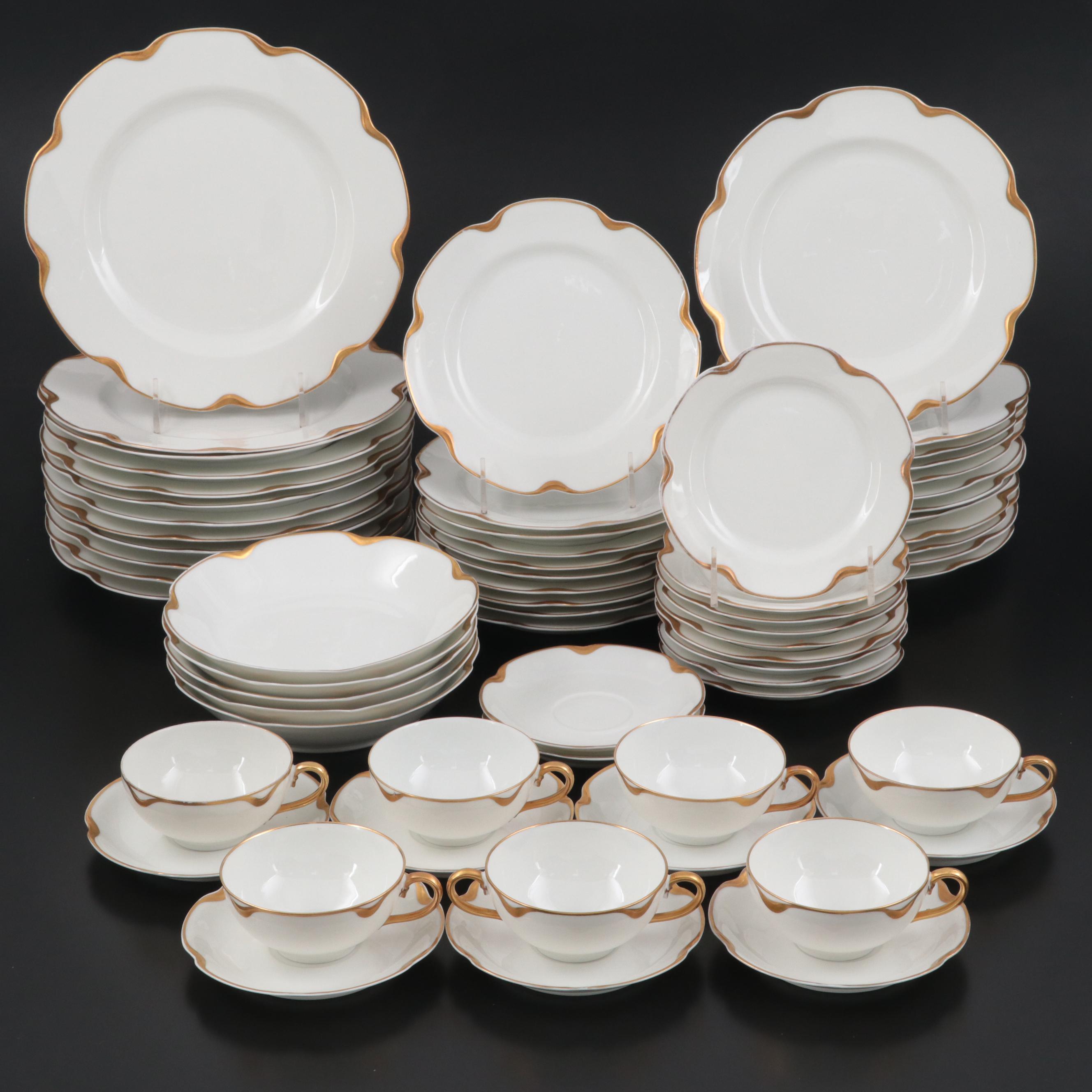 Haviland & Co. "Silver Anniversary" Porcelain Dinnerware, Early/Mid-20th Century