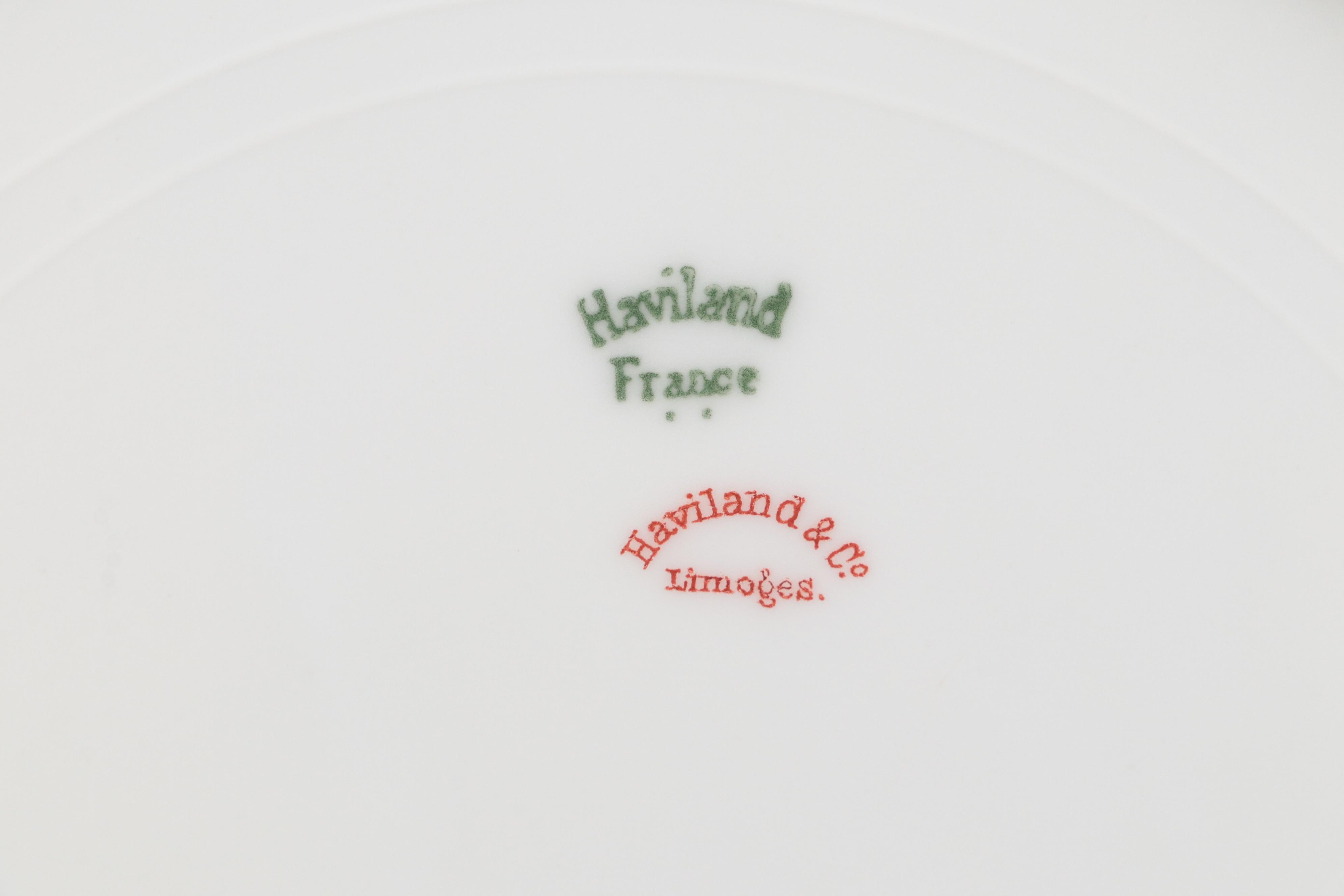 Haviland & Co. "Silver Anniversary" Porcelain Dinnerware, Early/Mid-20th Century