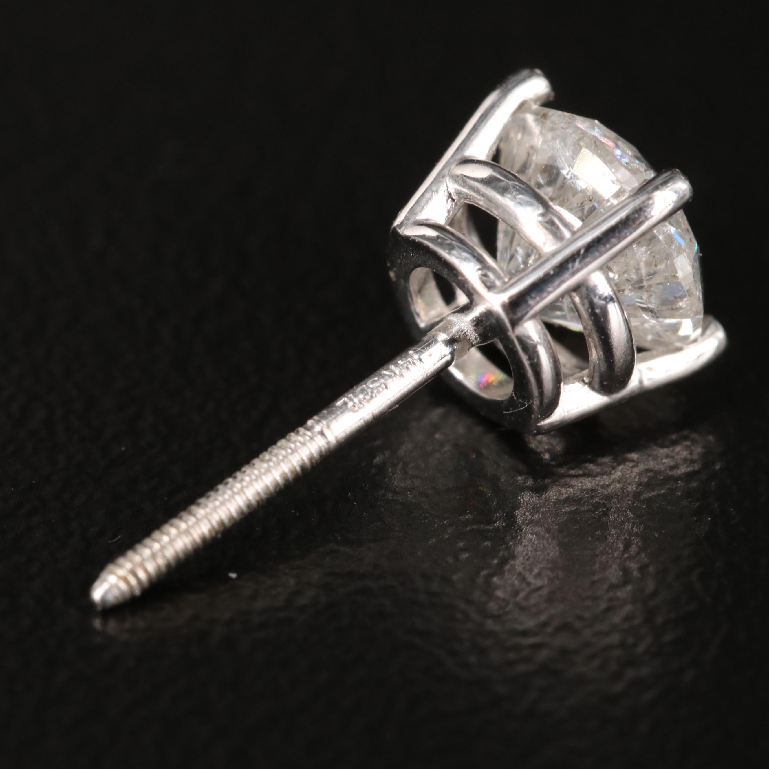 14K 2.00 CTW Diamond Stud Earrings