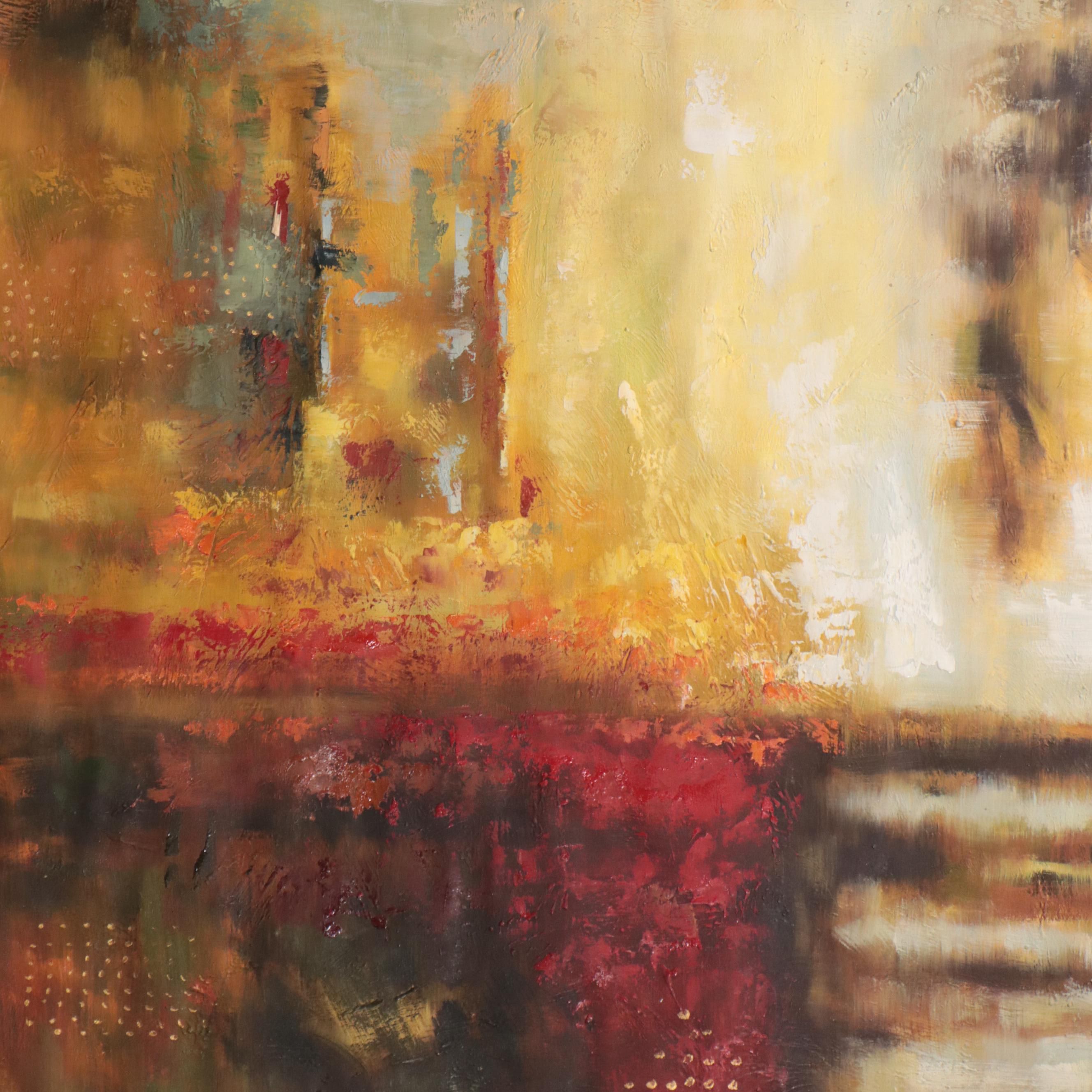 Large-Scale Abstract Oil Painting, 21st Century