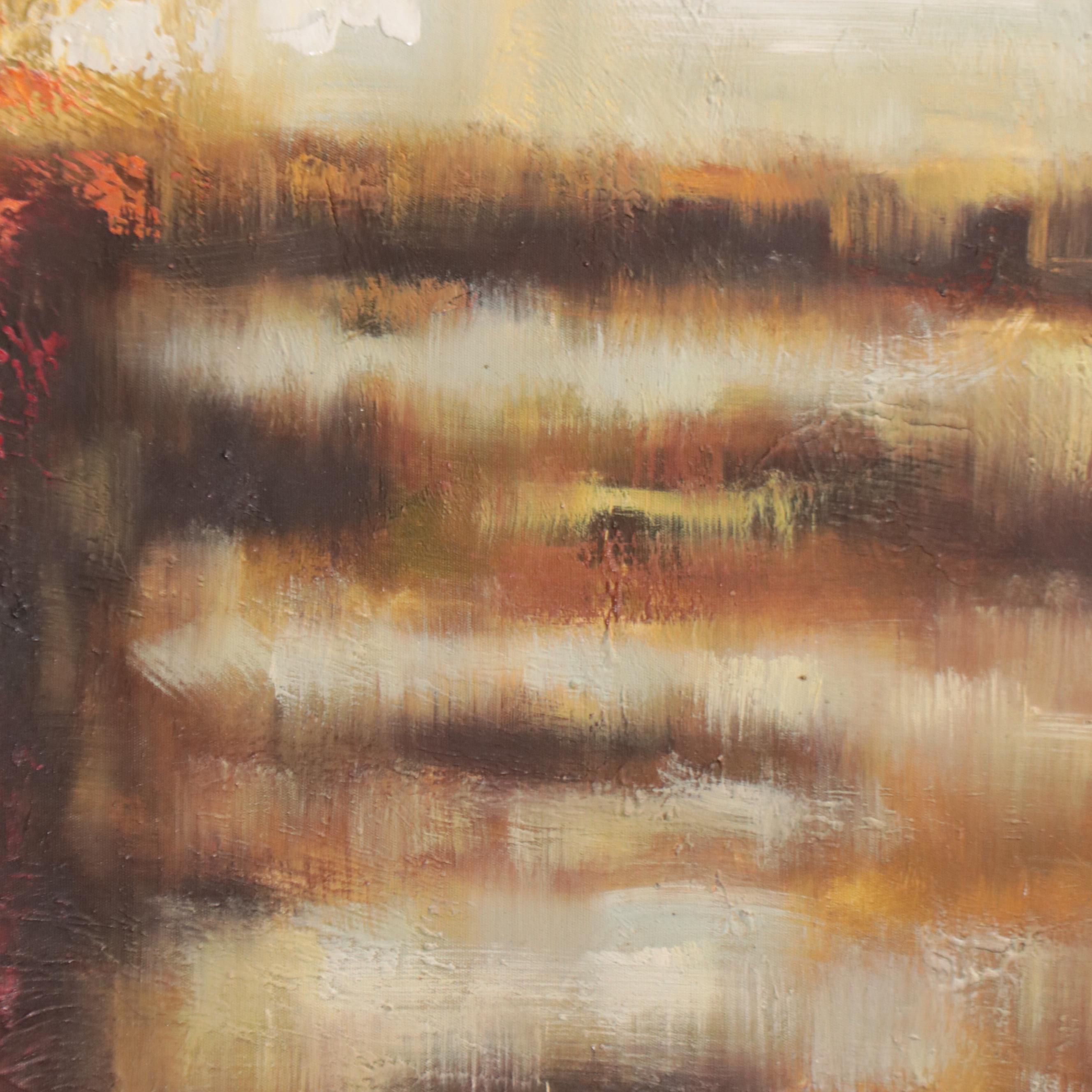 Large-Scale Abstract Oil Painting, 21st Century