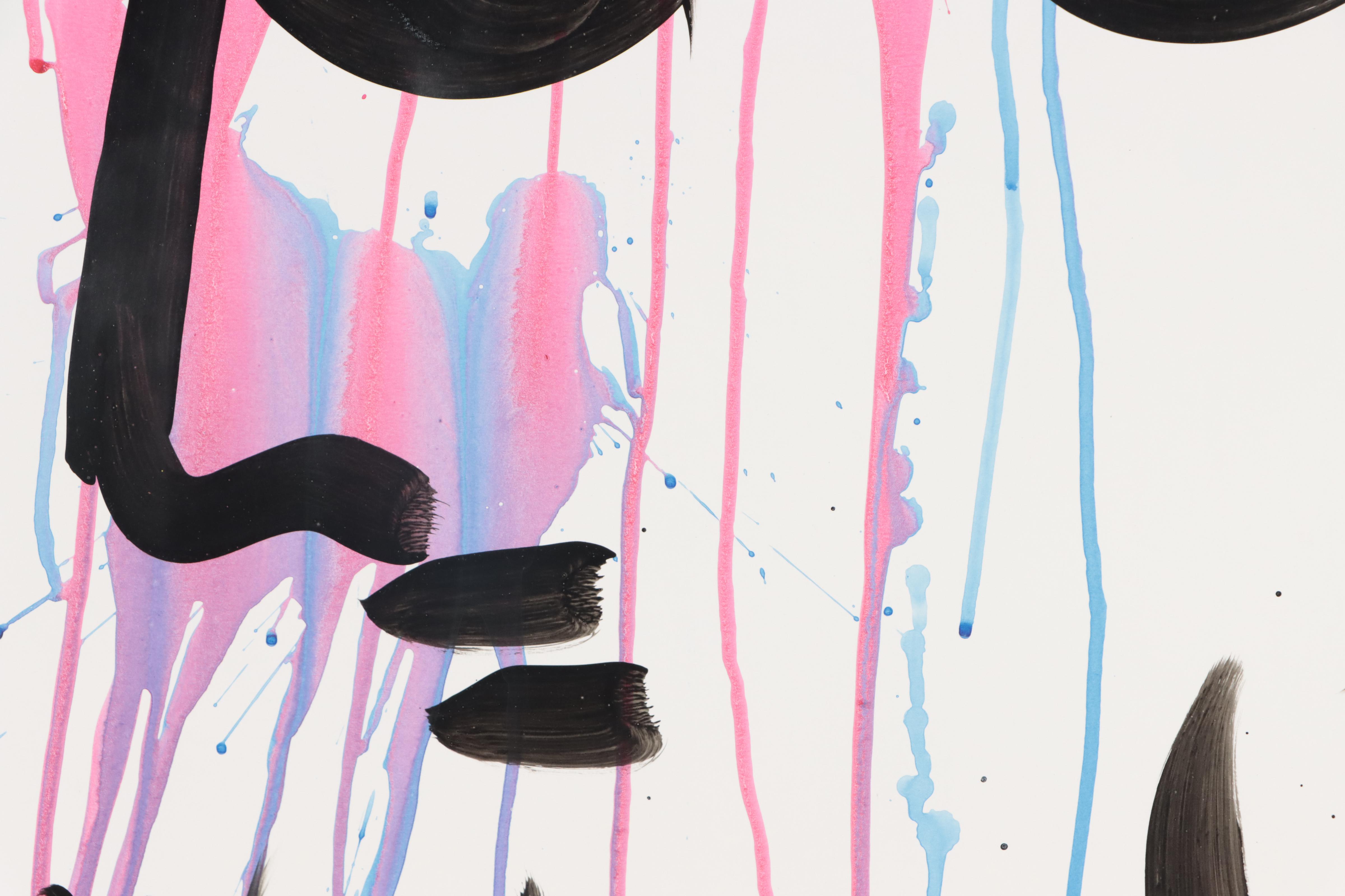 Peter Keil Abstract Portrait Acrylic Painting