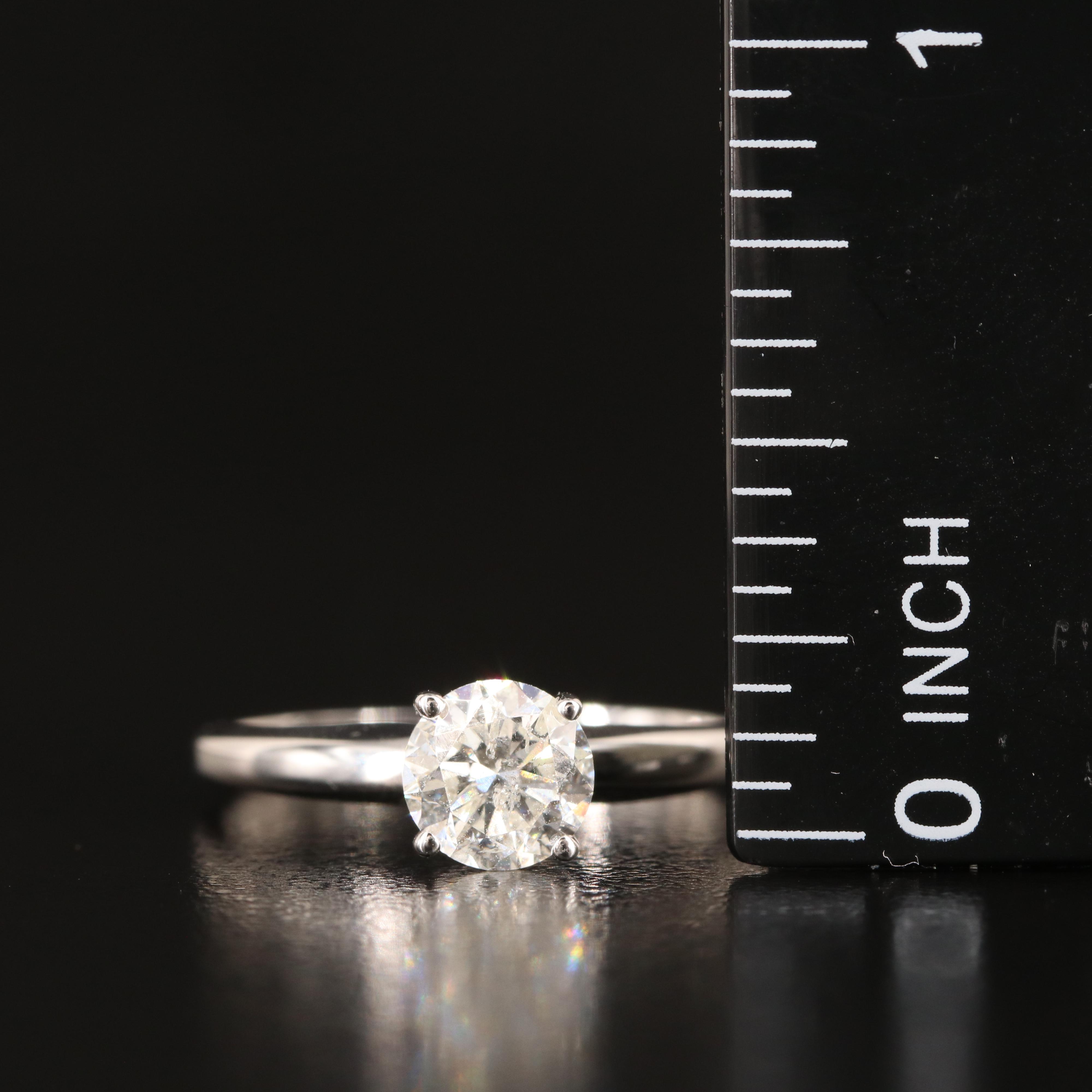 14K 1.01 CT Diamond Solitaire Ring