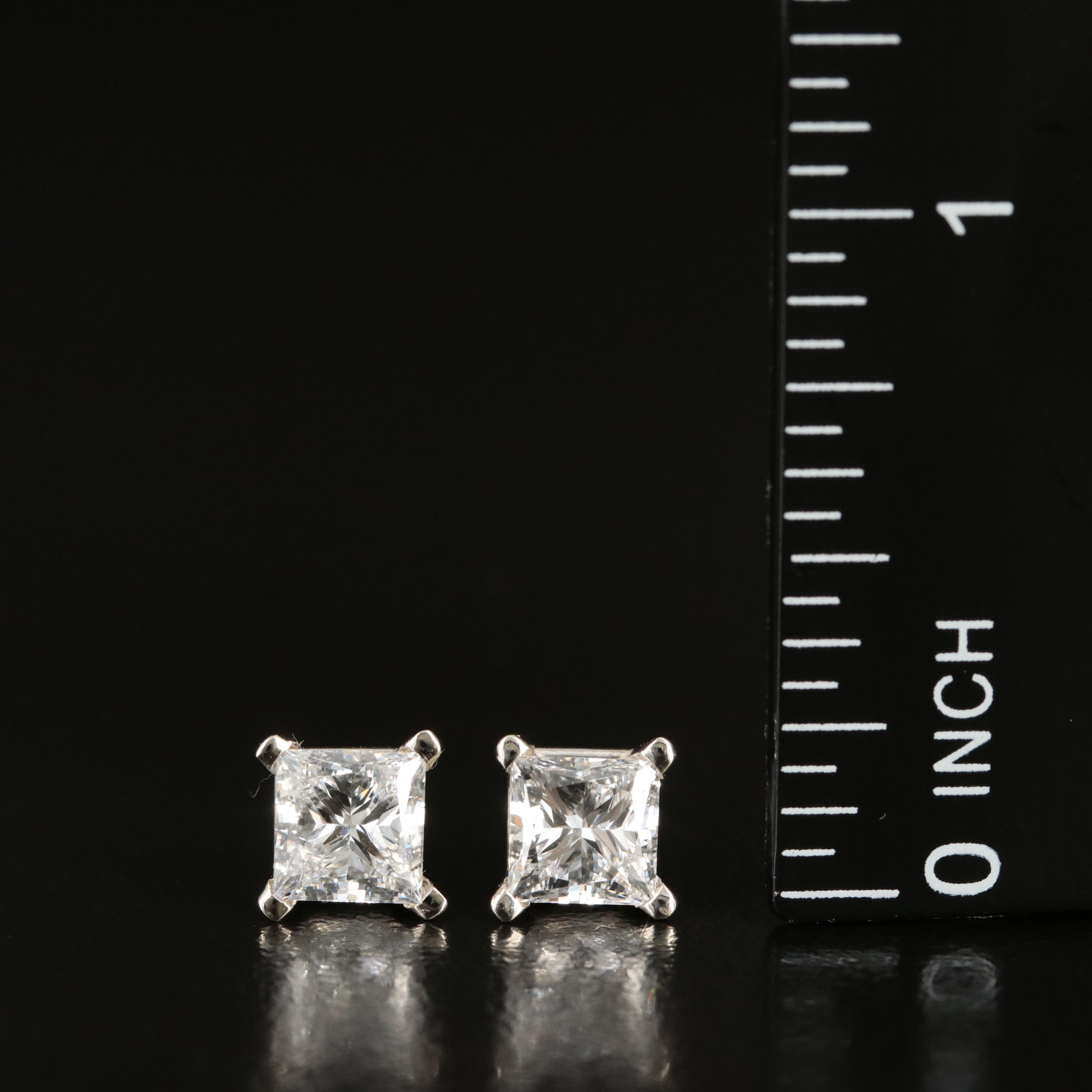 14K 2.30 CTW Lab Grown Diamond Stud Earrings with IGI Reports