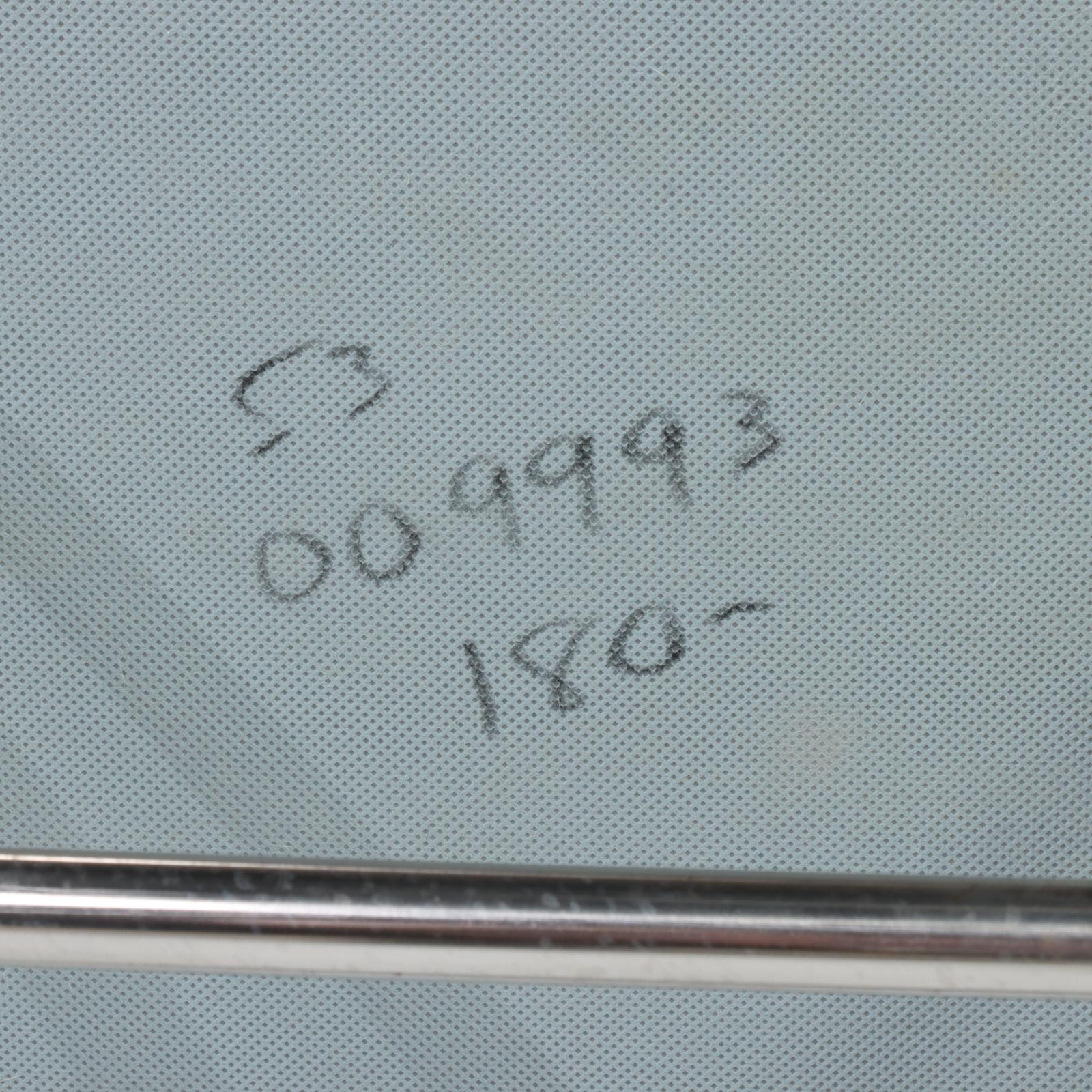 Modernist Style Chrome and Cowhide Stool