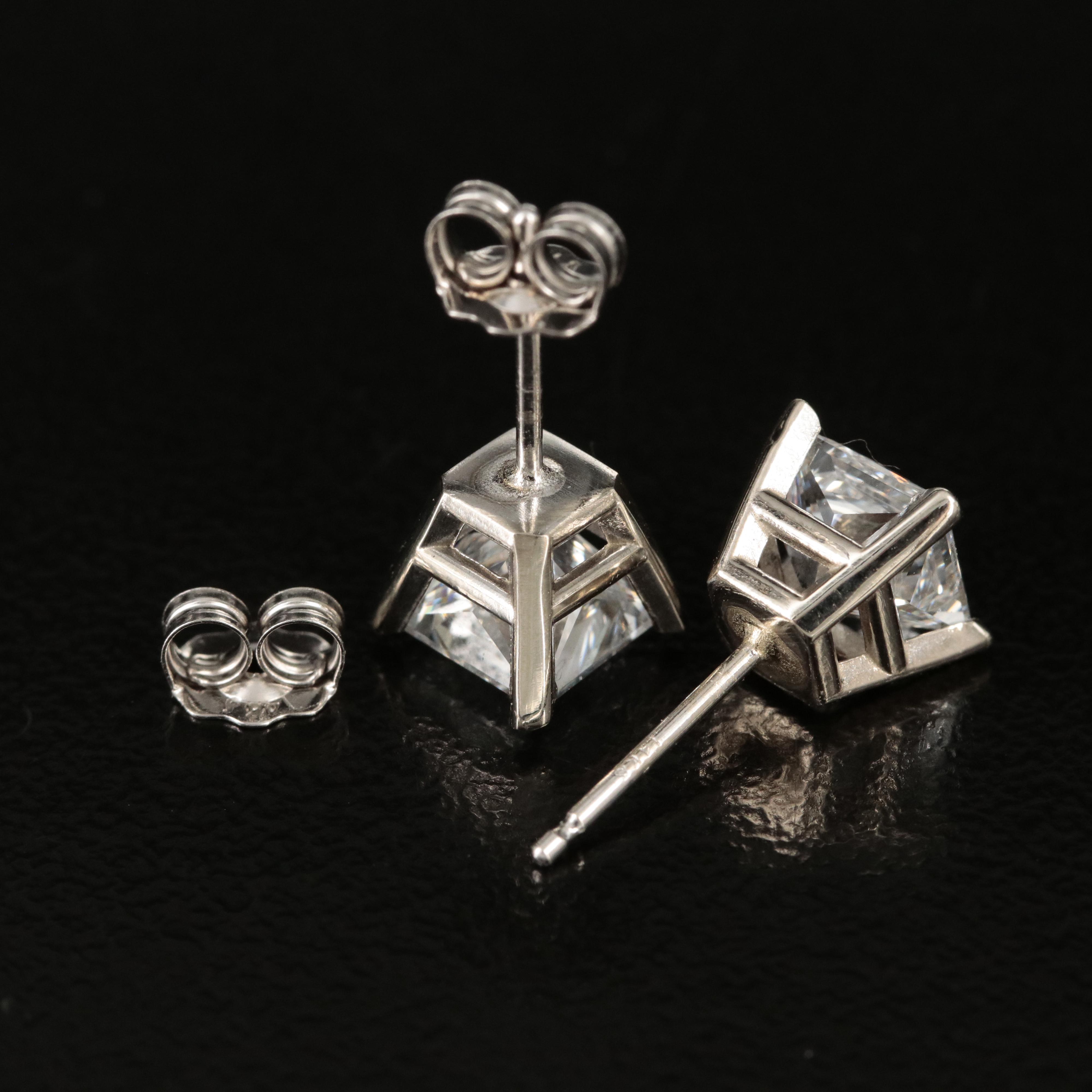 14K 2.30 CTW Lab Grown Diamond Stud Earrings with IGI Reports