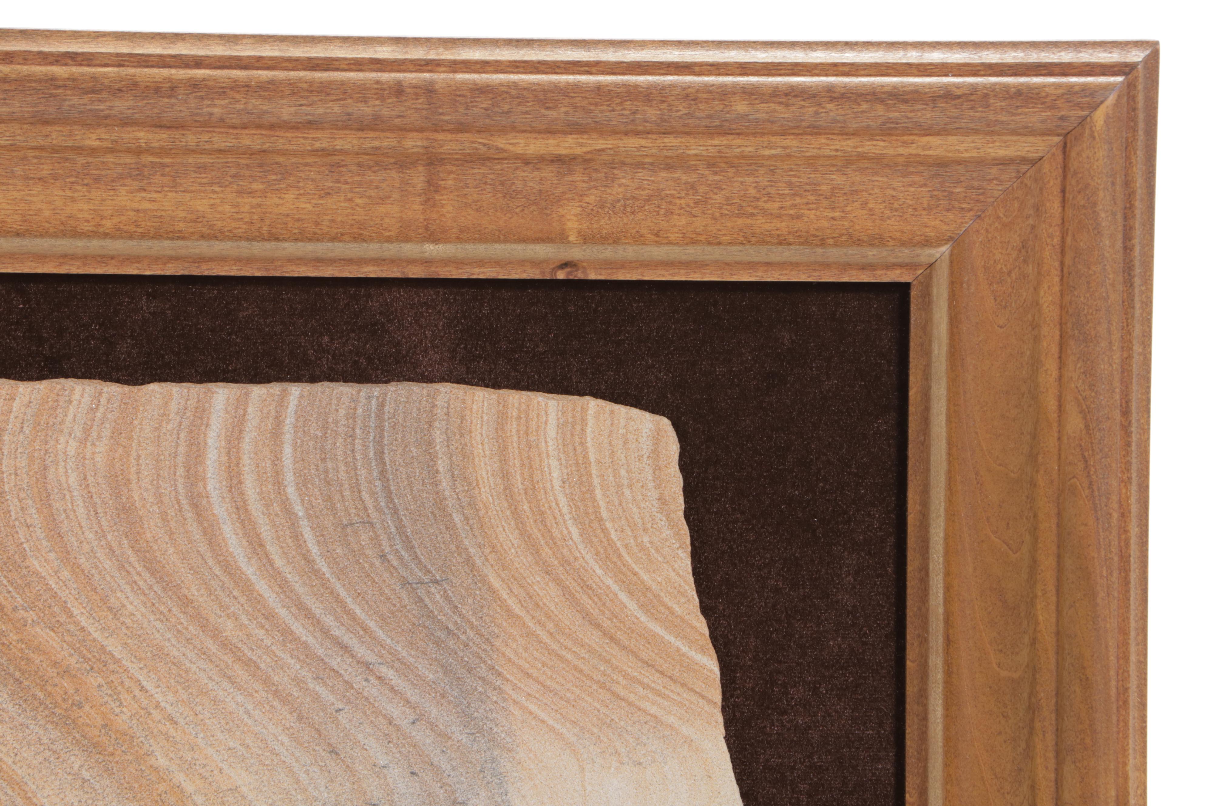 Mounted Kanab Sandstone "Landscape" Specimen