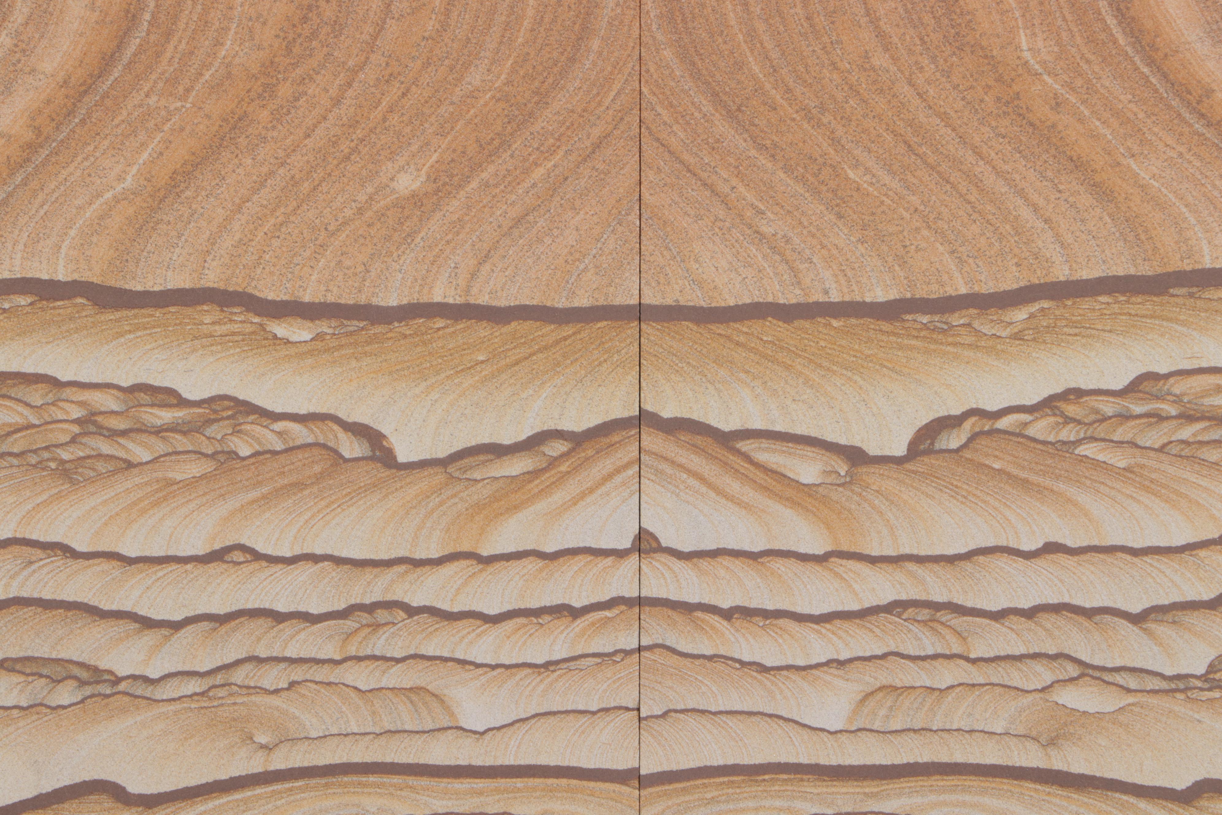 Mounted Kanab Sandstone "Landscape" Specimen