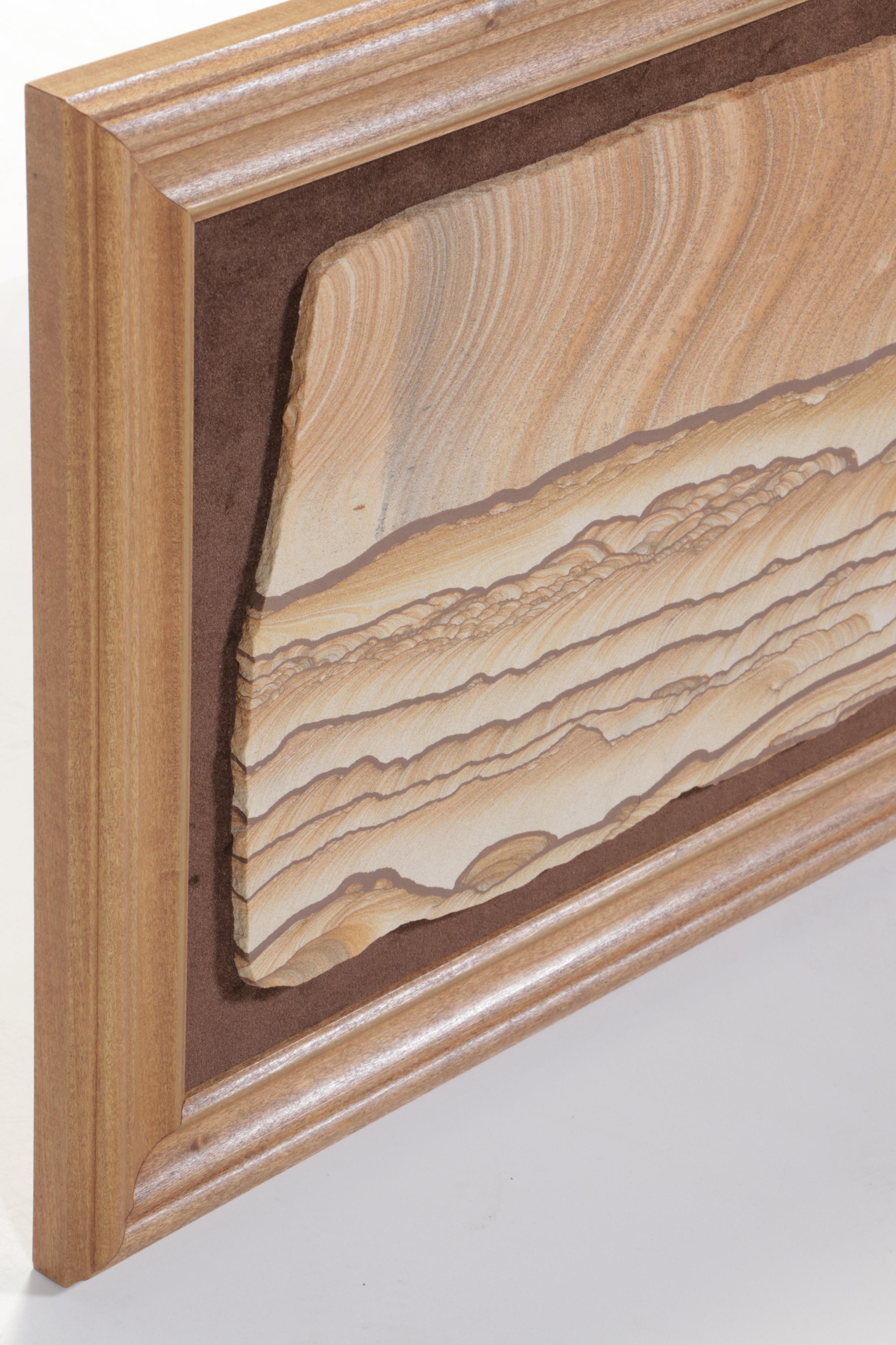 Mounted Kanab Sandstone "Landscape" Specimen