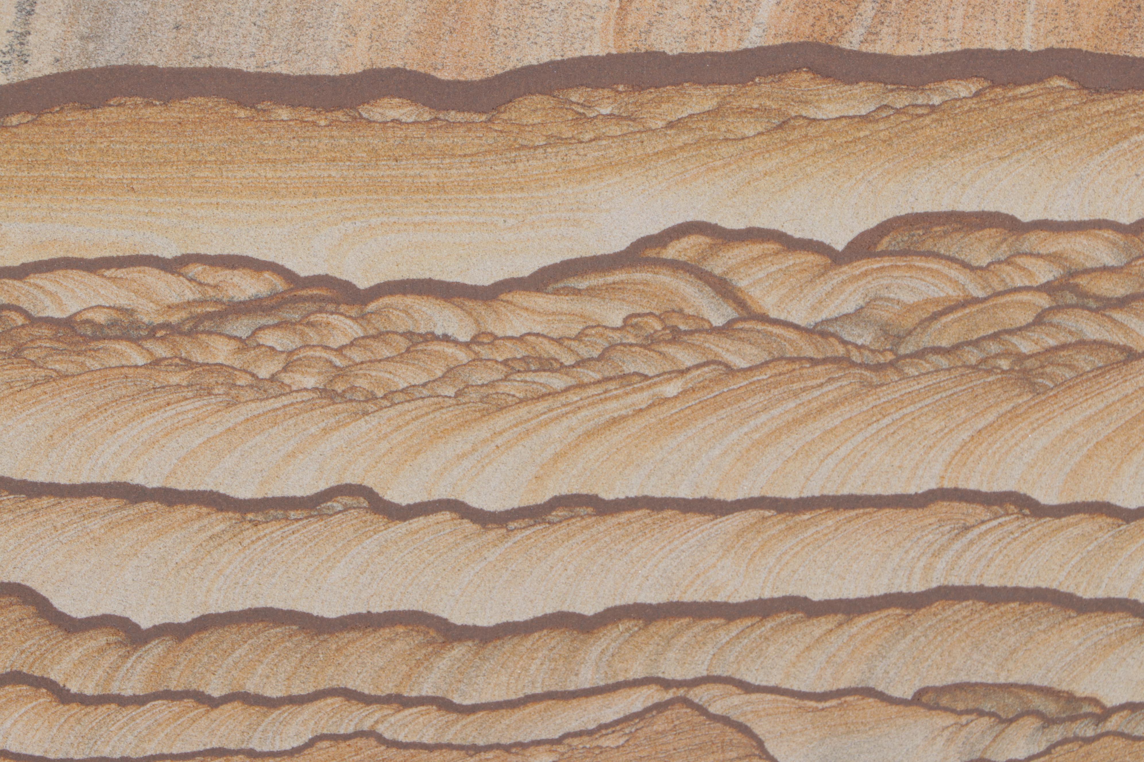 Mounted Kanab Sandstone "Landscape" Specimen