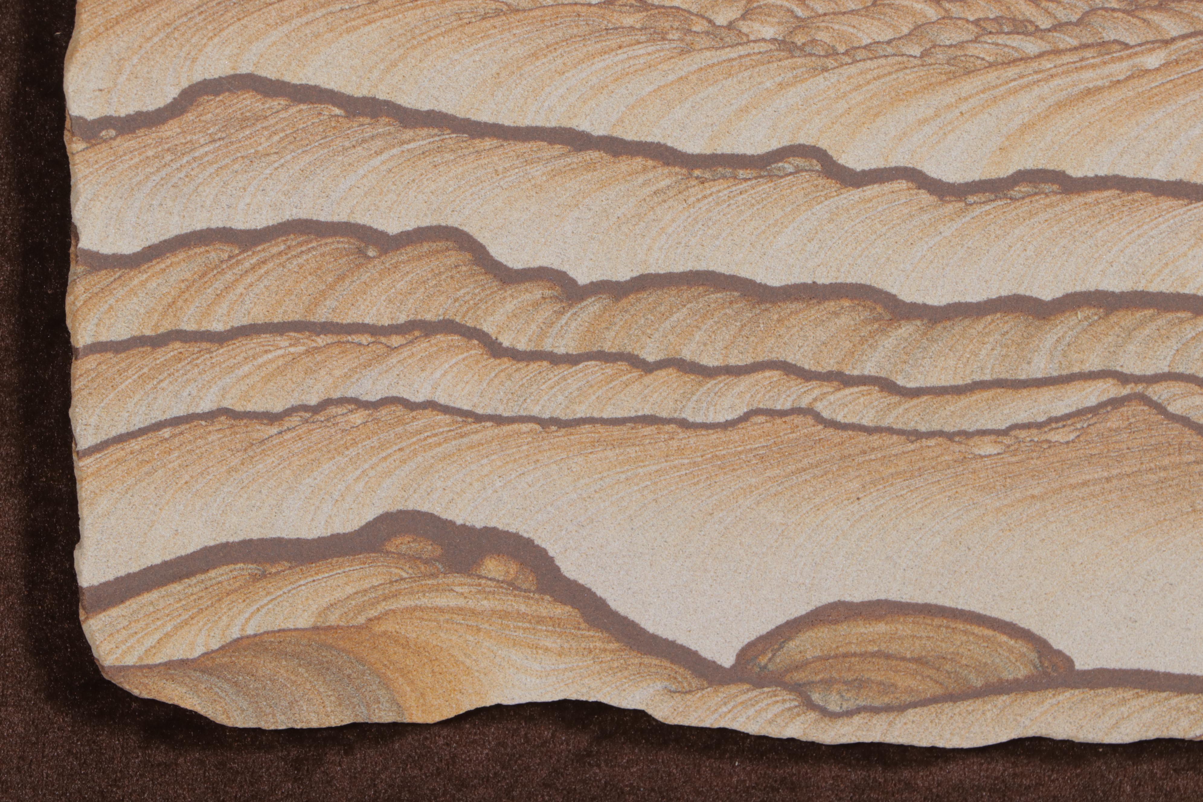 Mounted Kanab Sandstone "Landscape" Specimen