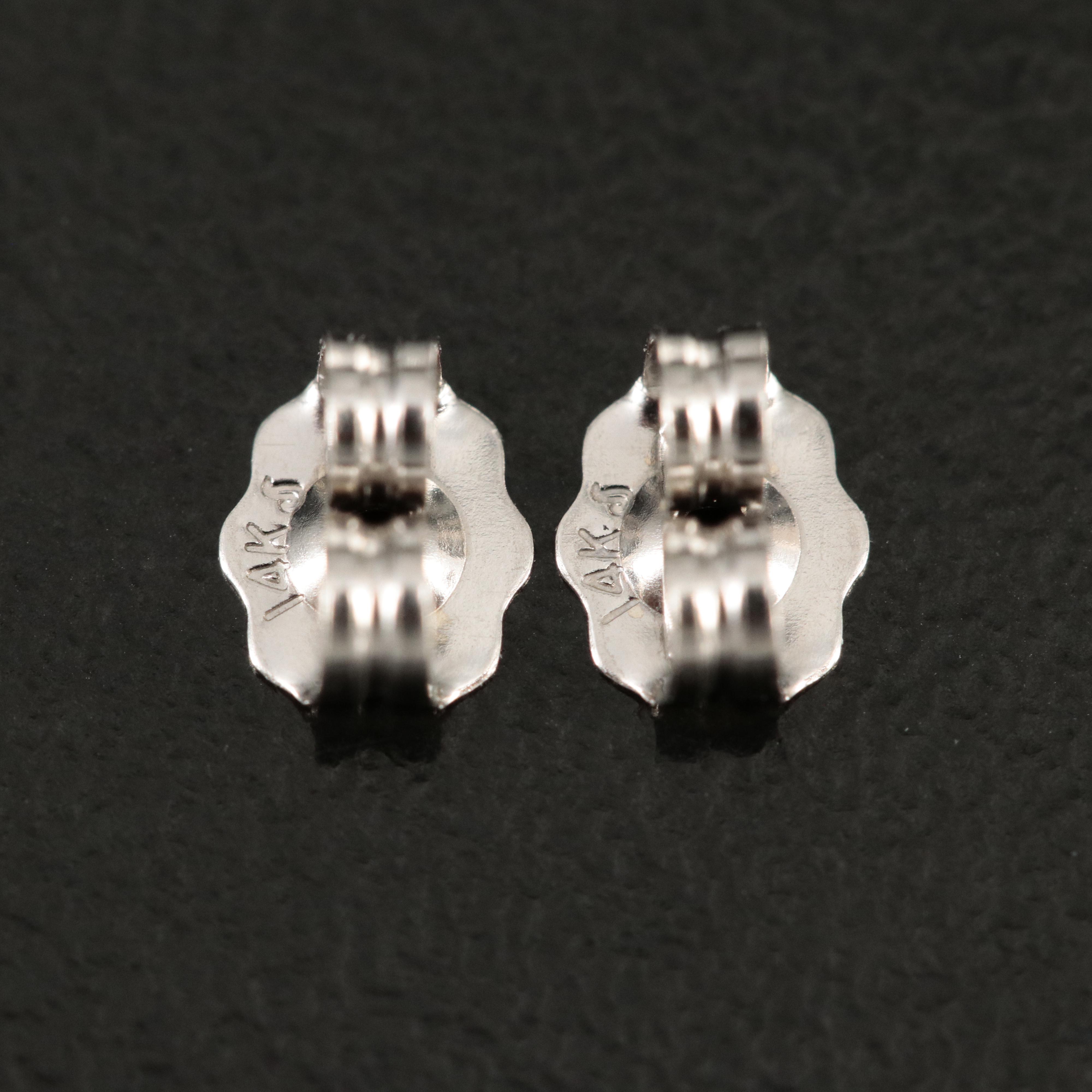 14K 2.30 CTW Lab Grown Diamond Stud Earrings with IGI Reports