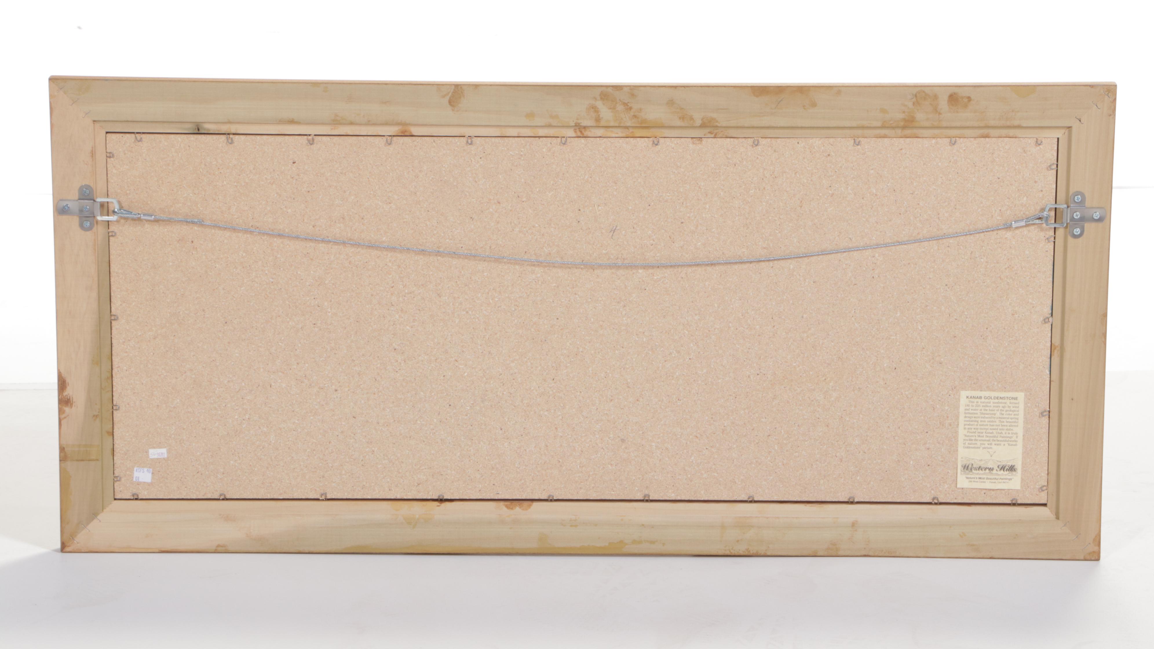 Mounted Kanab Sandstone "Landscape" Specimen