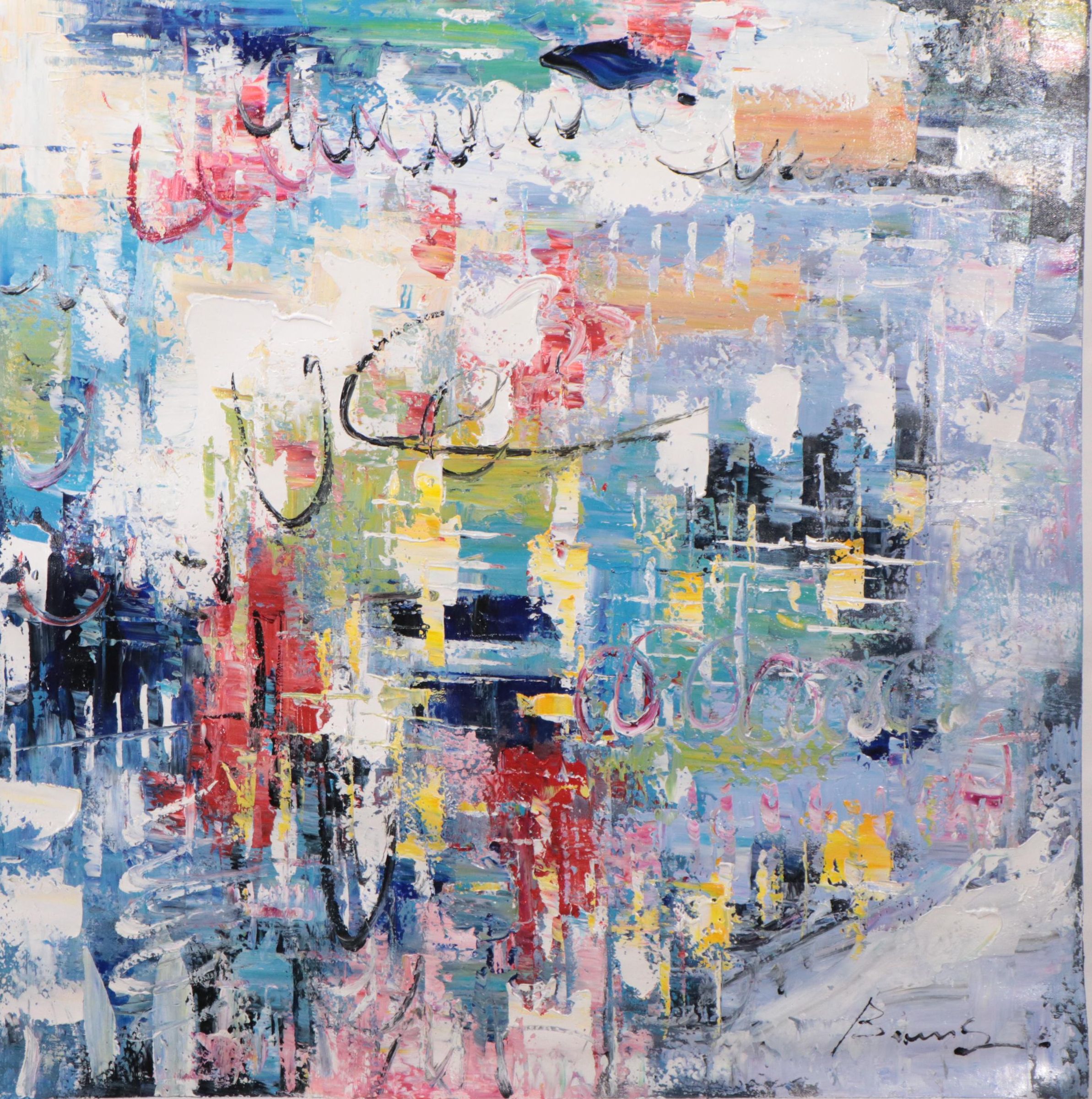 Bing Abstract Oil Painting