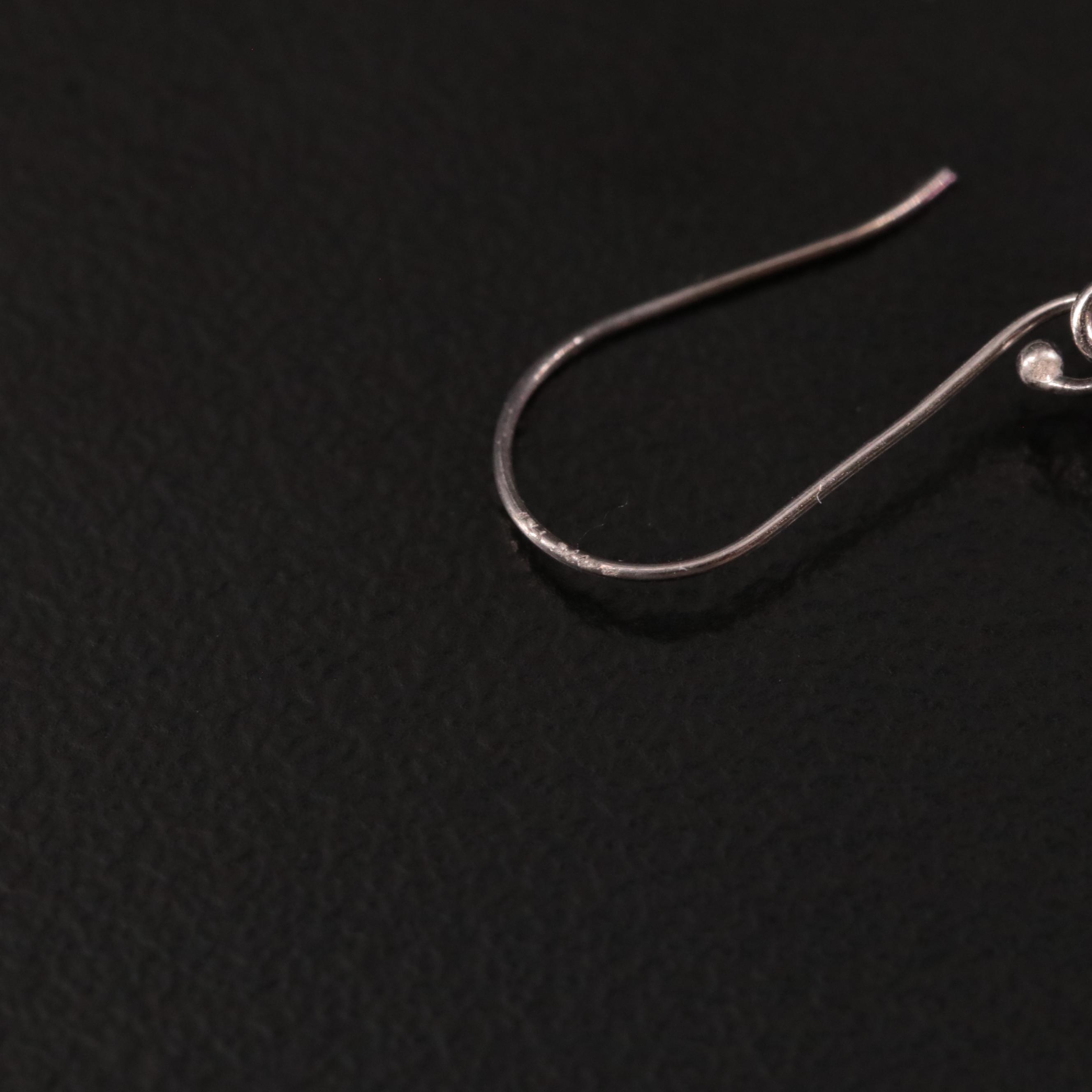 14K Amethyst Drop Earrings