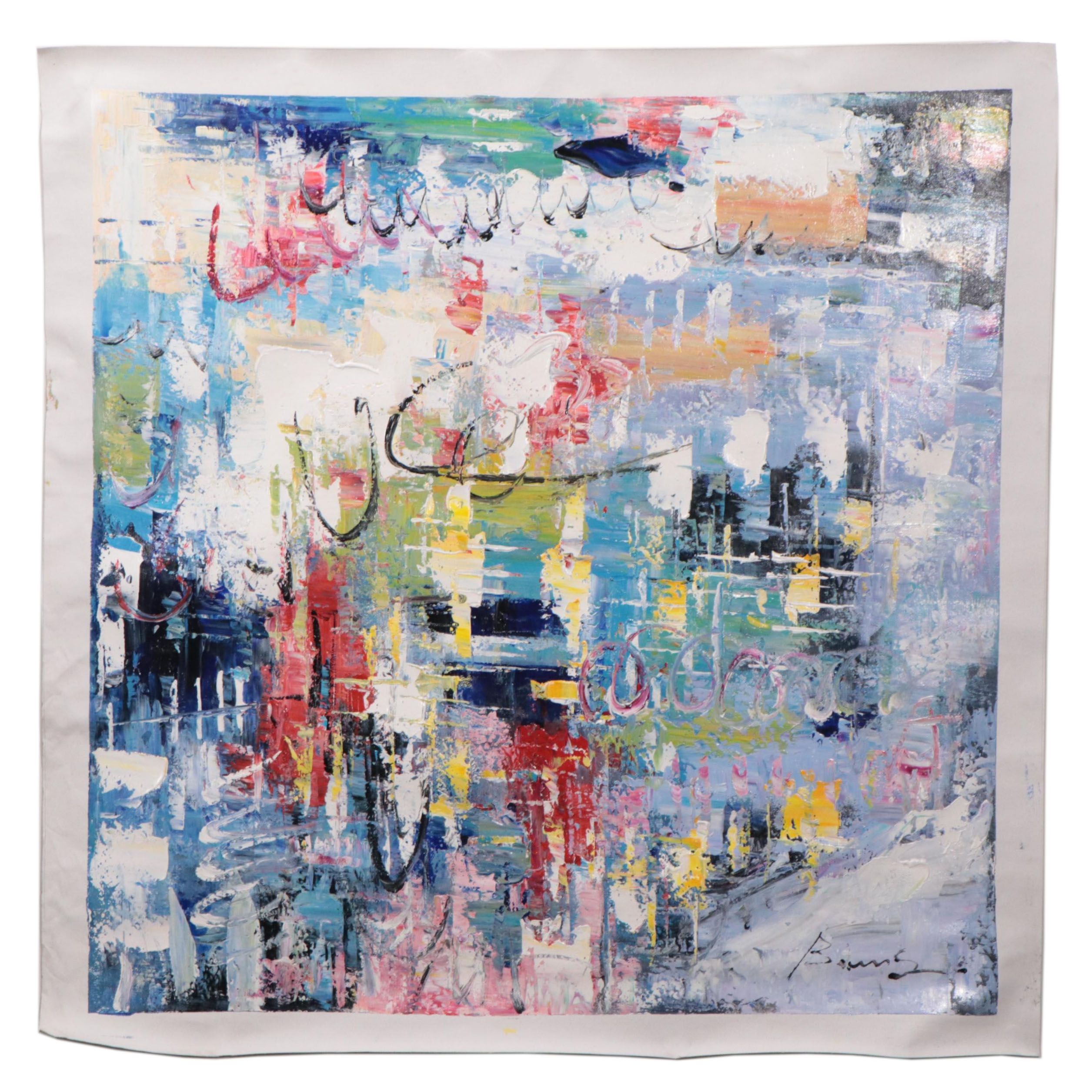 Bing Abstract Oil Painting