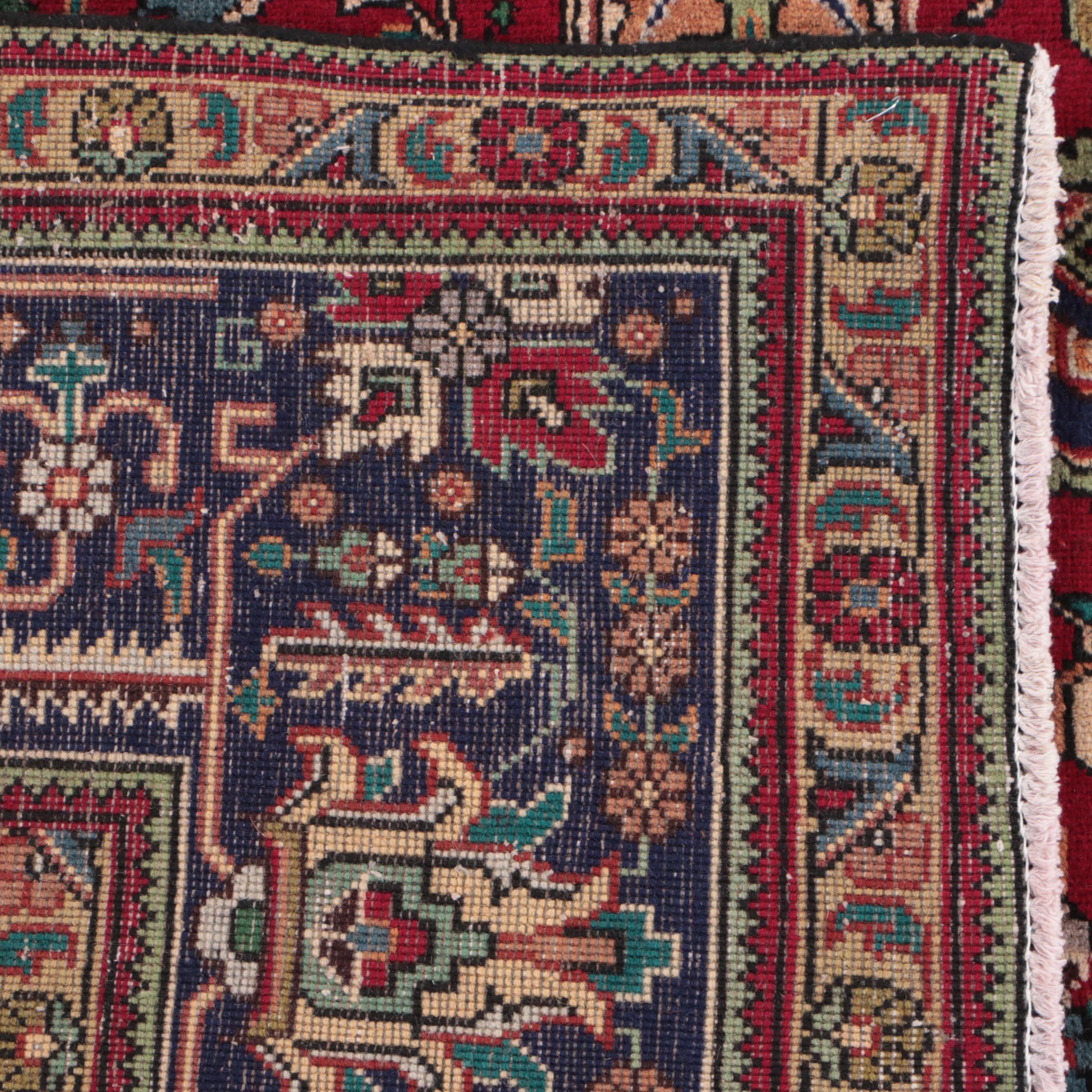 8'2 x 11'6 Hand-Knotted Persian Heriz Area Rug