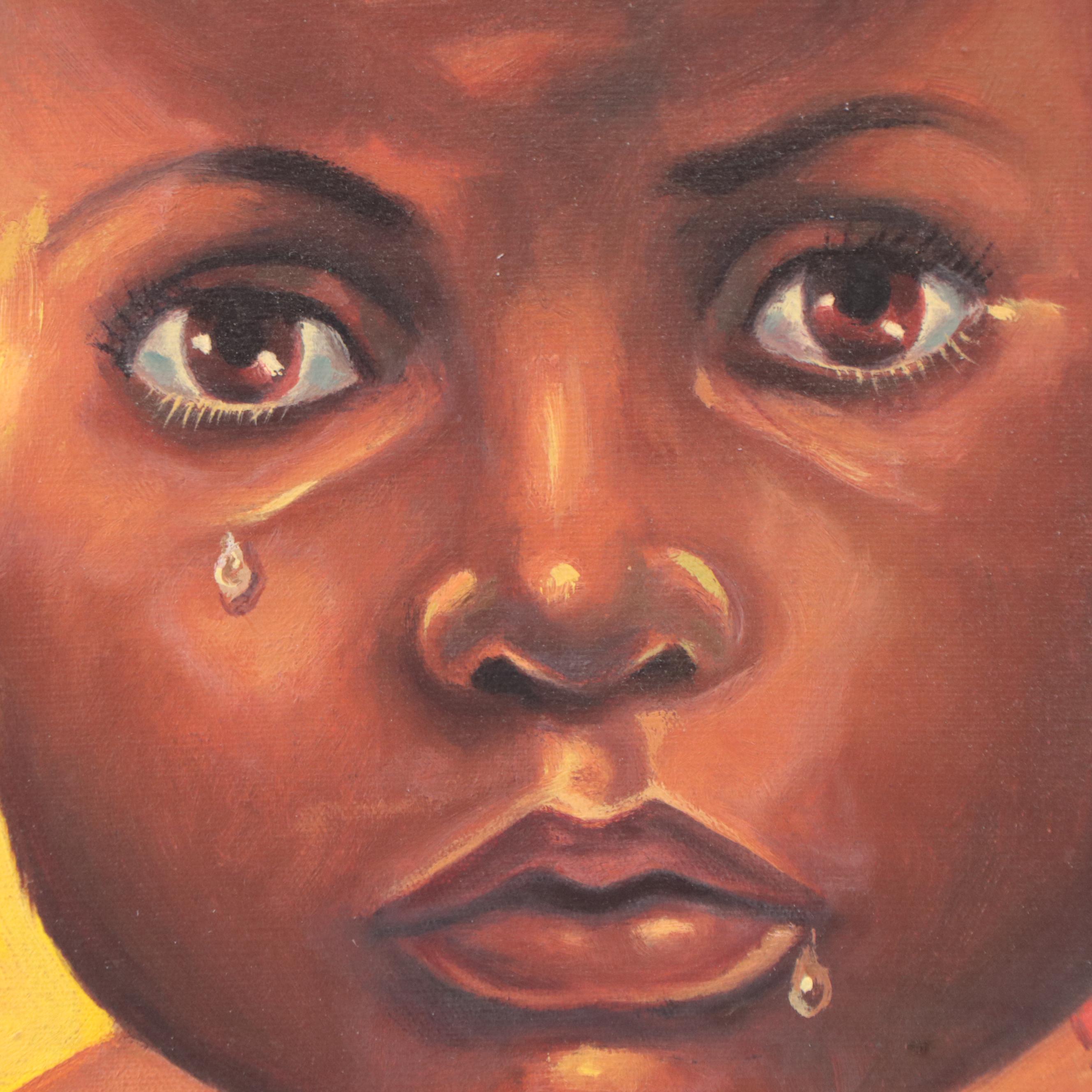 Oil Painting of Child Portrait