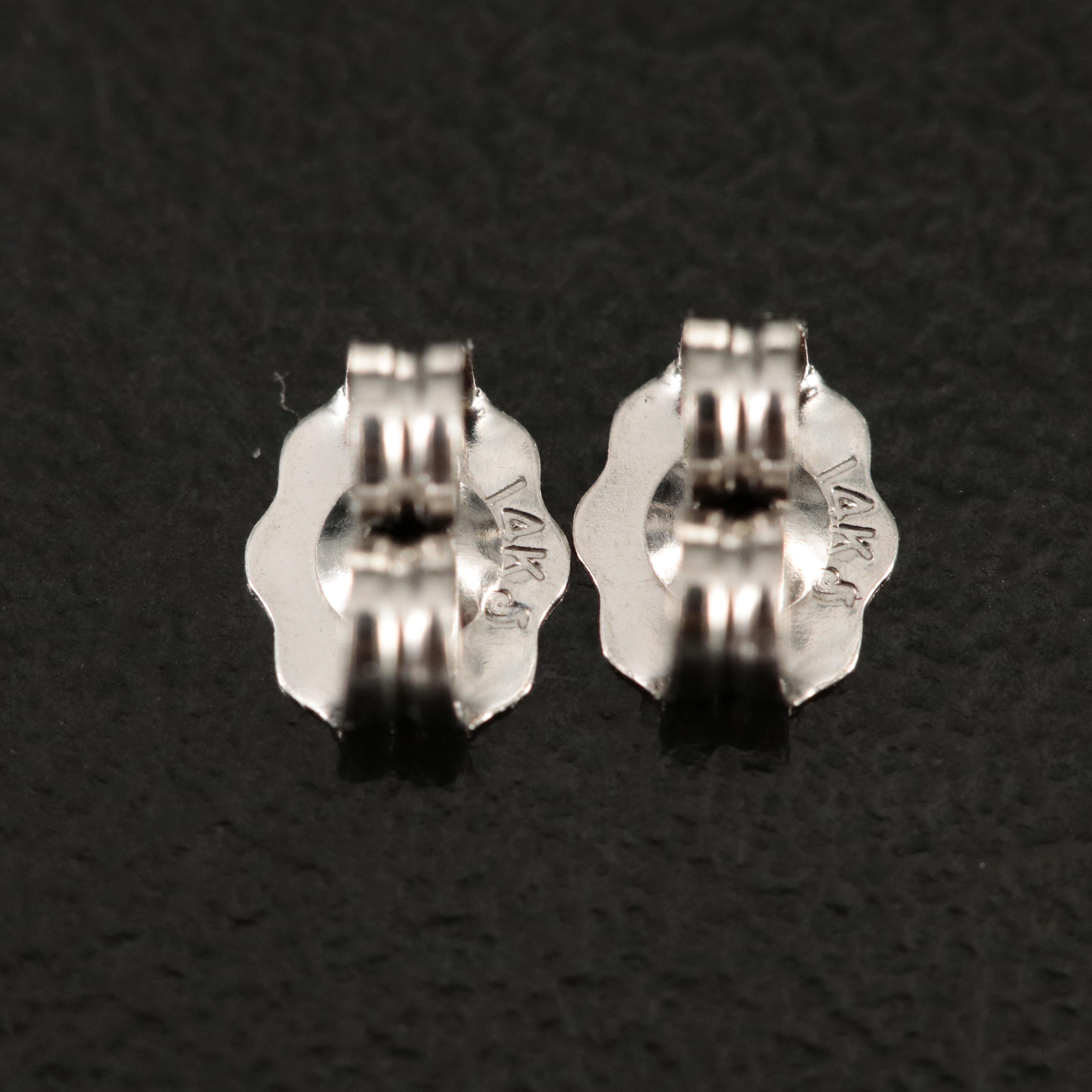 14K 2.46 CTW Lab Grown Diamond Stud Earrings with IGI Reports