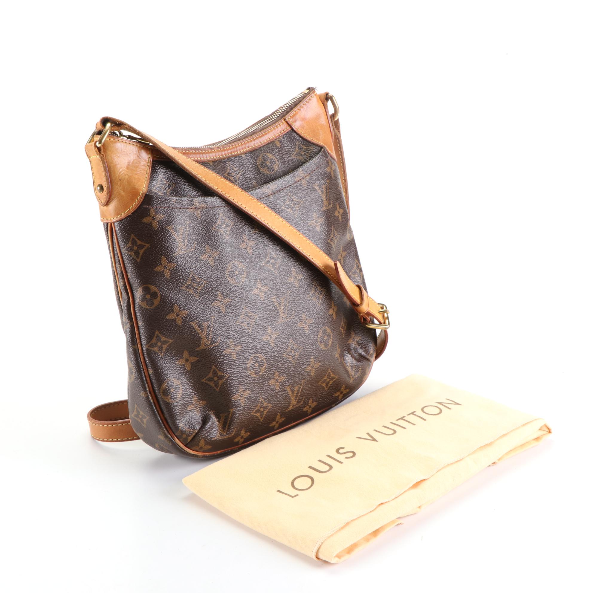 Louis Vuitton Odeon Bag in Monogram Canvas and Vachetta Leather