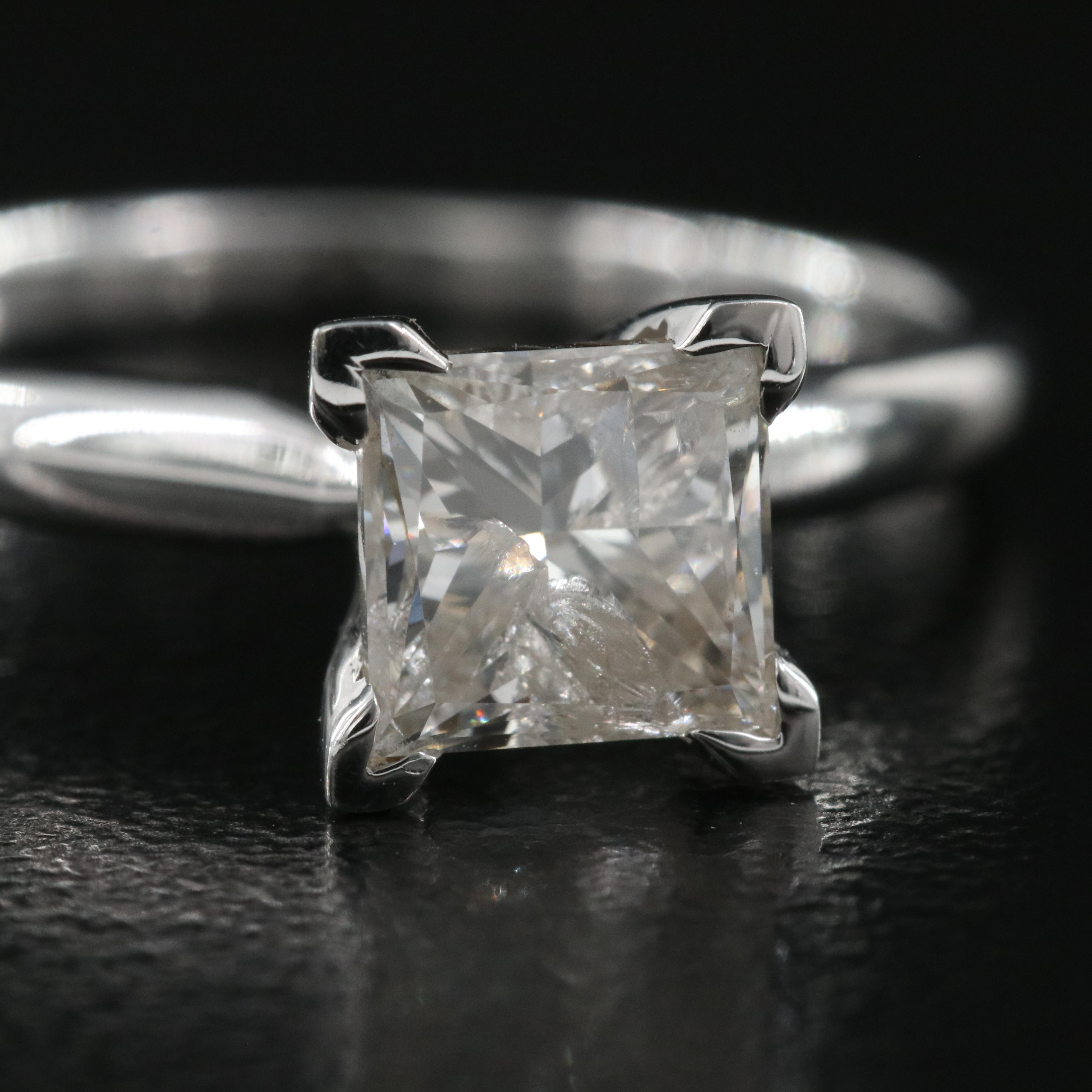 14K 1.21 CT Diamond Solitaire Ring