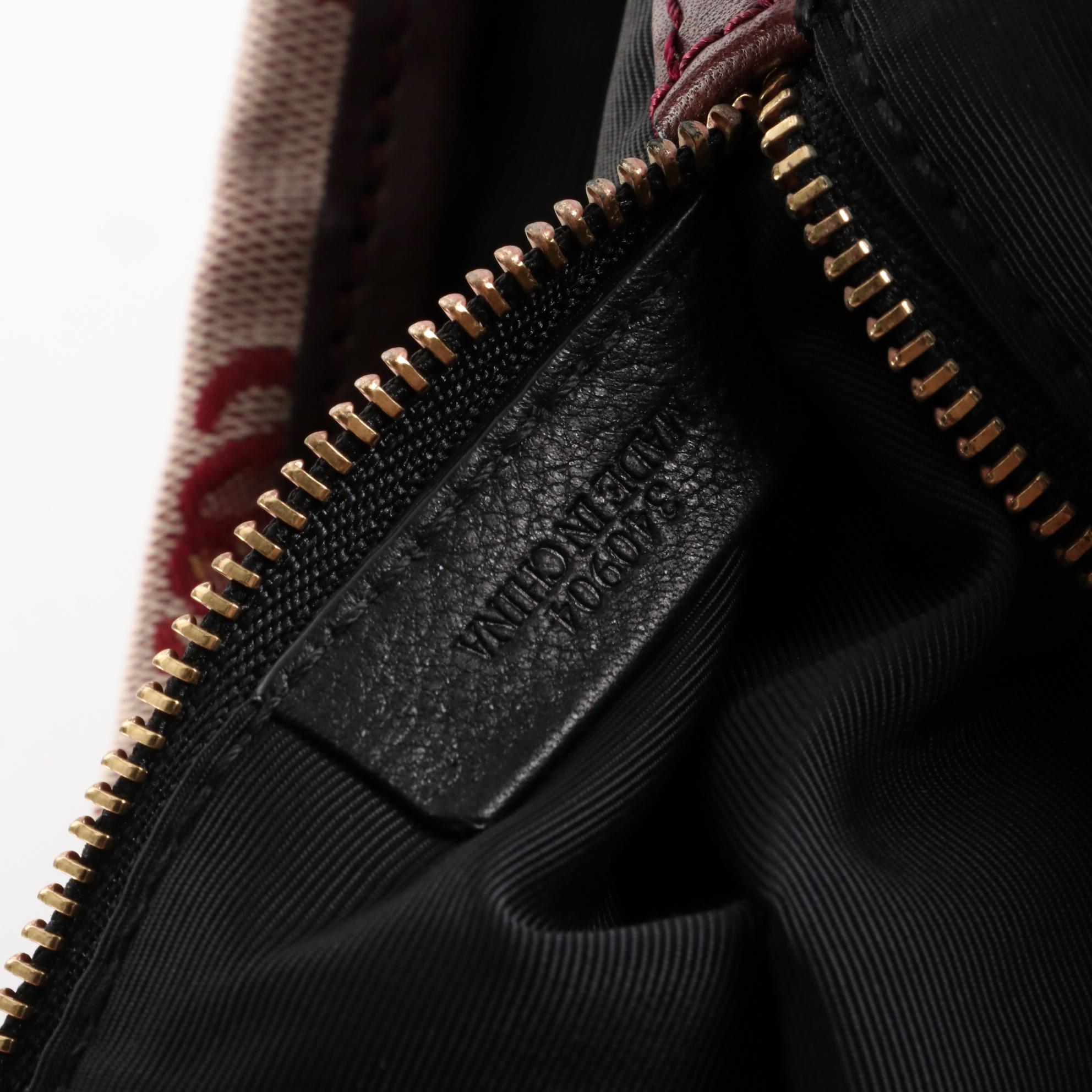 Loewe Anagram Tote Bag in Jacquard and Leather