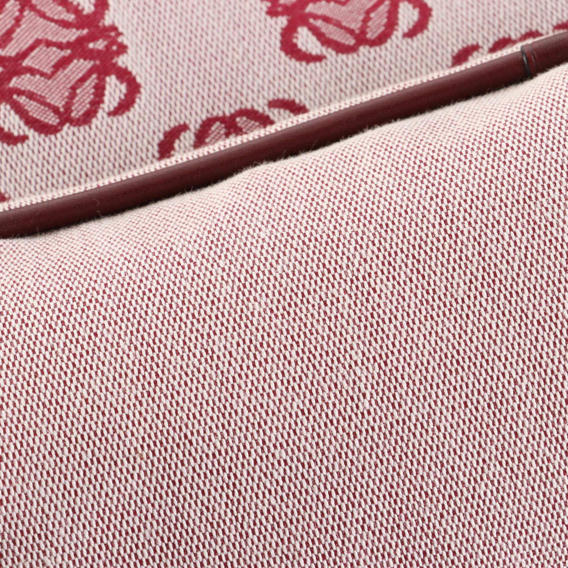 Loewe Anagram Tote Bag in Jacquard and Leather