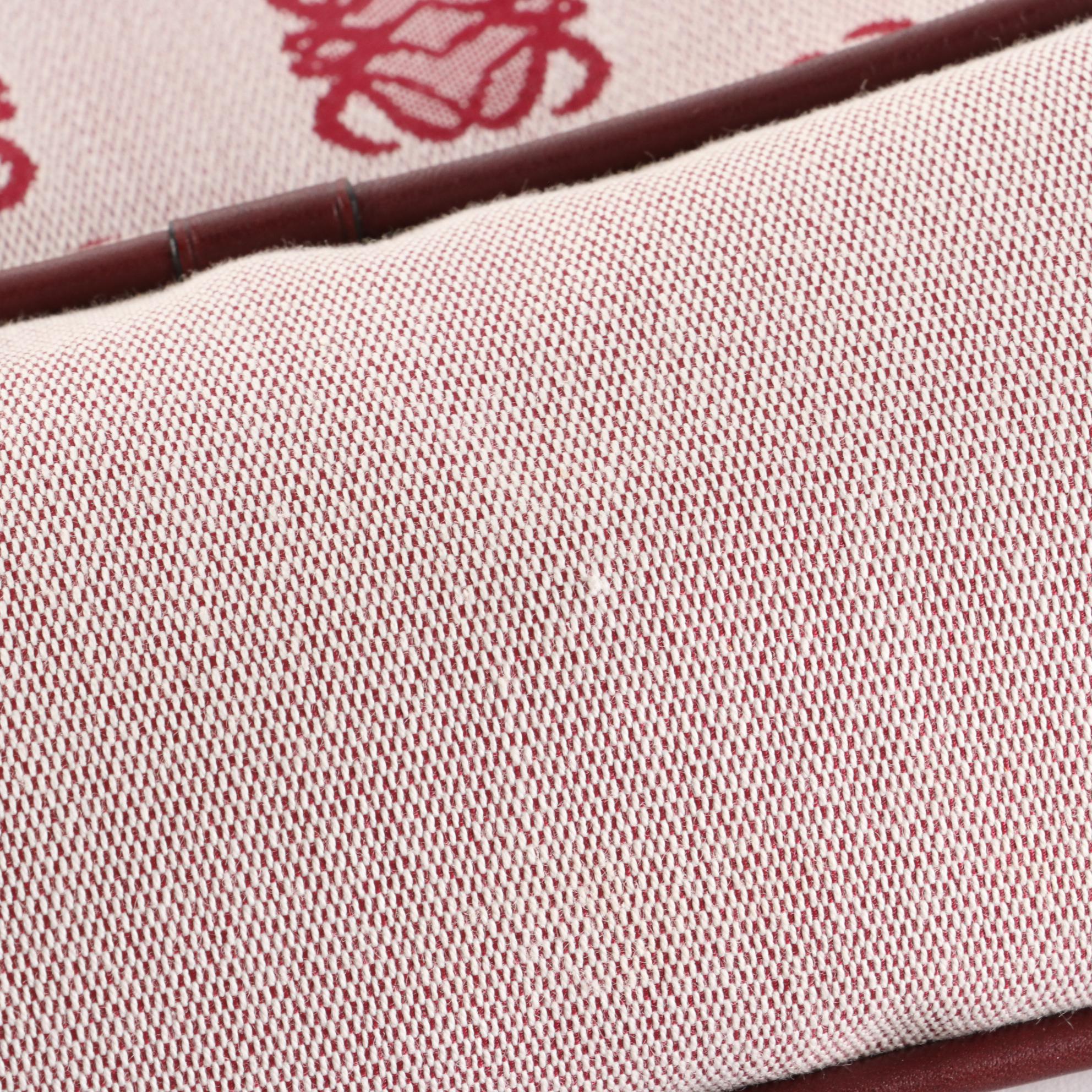 Loewe Anagram Tote Bag in Jacquard and Leather