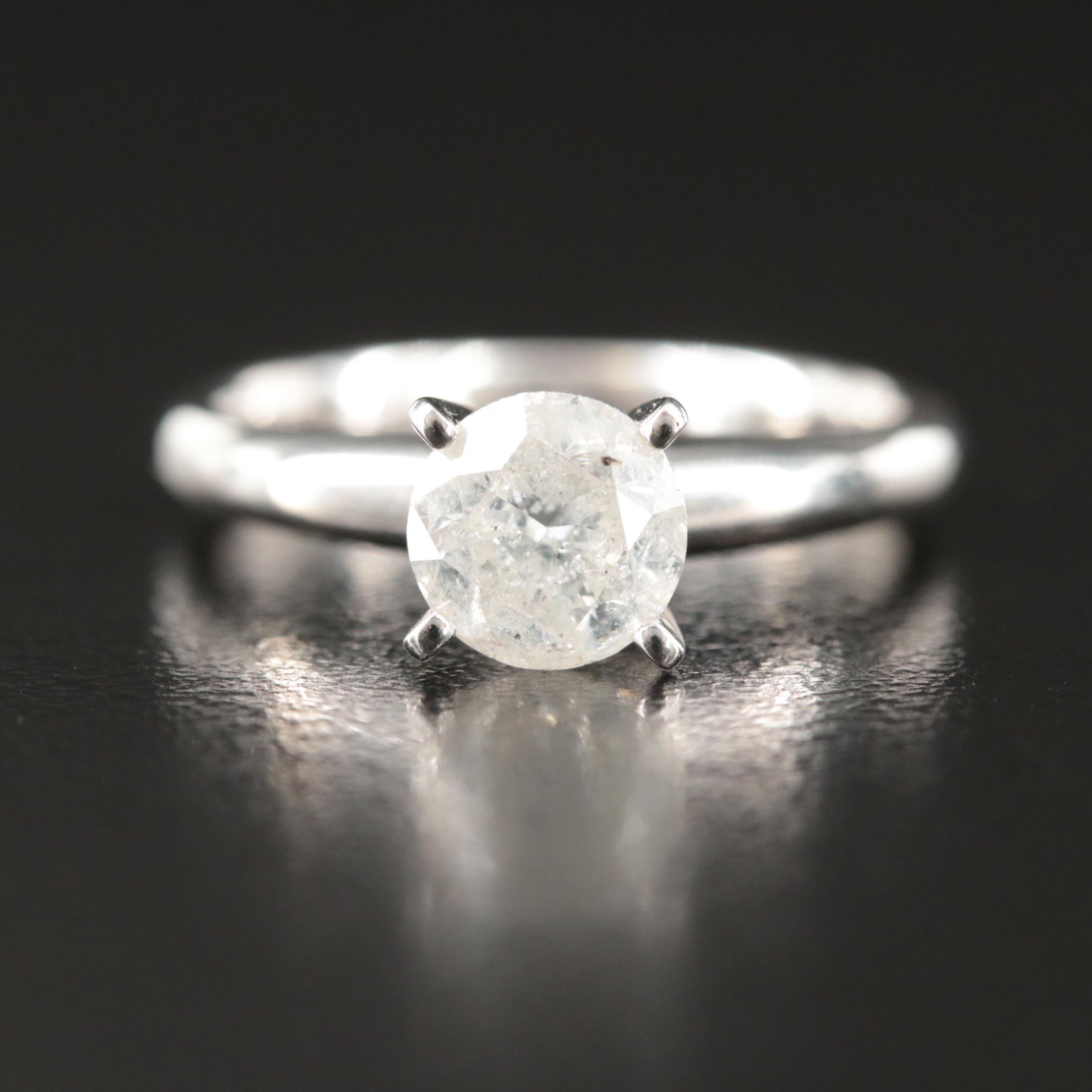 14K 1.19 CT Diamond Solitaire Ring