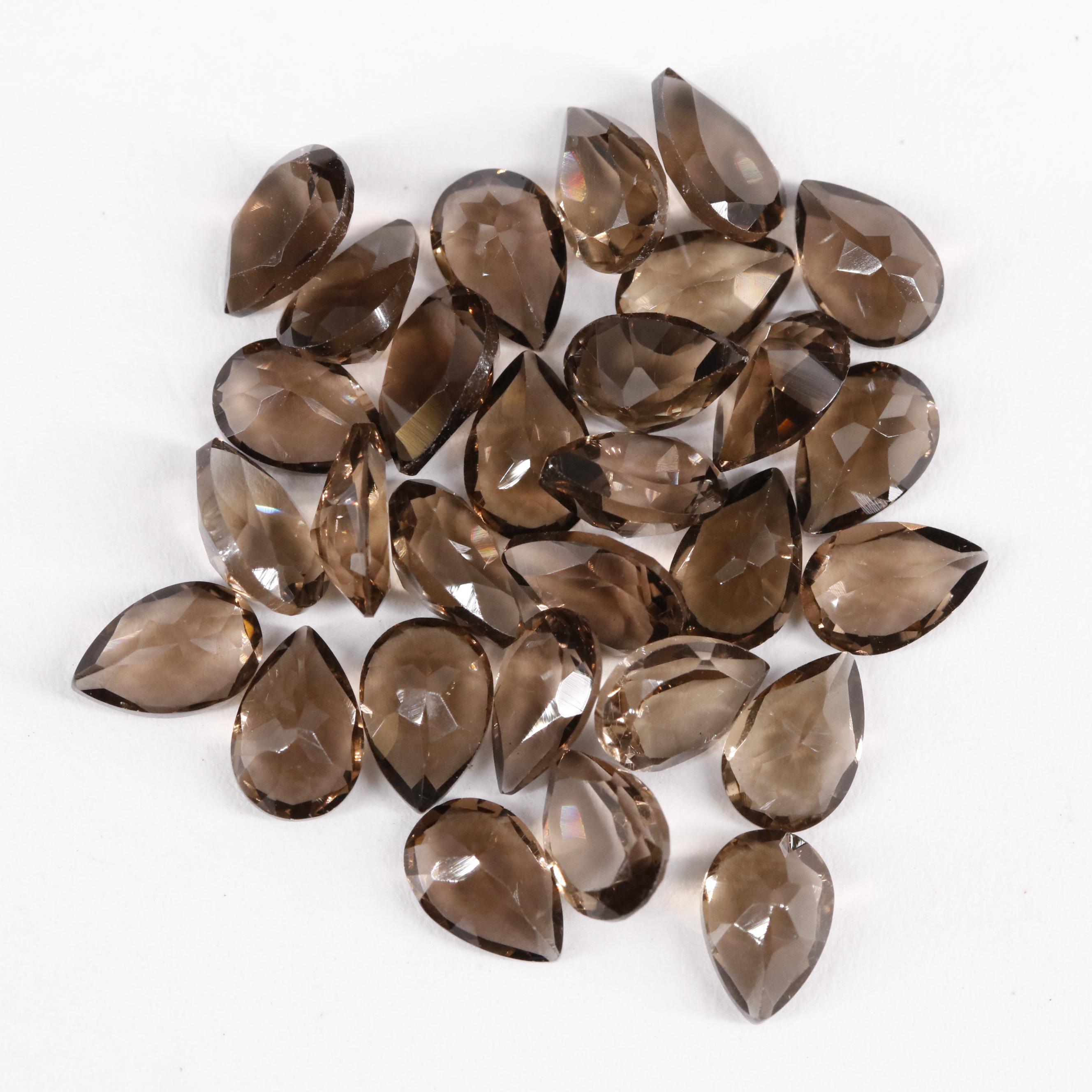 Loose 11.55 CTW Smoky Quartz Lot