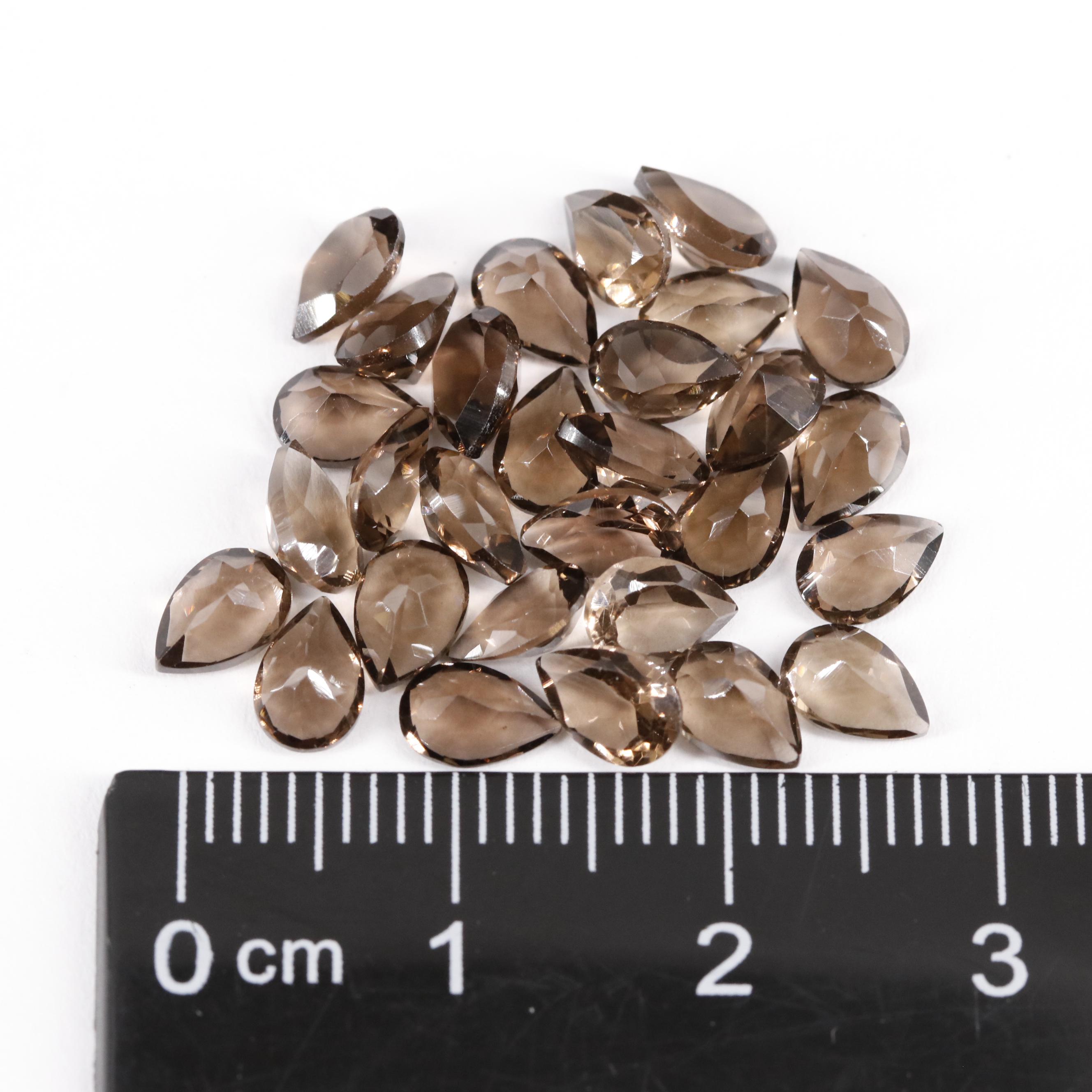 Loose 11.55 CTW Smoky Quartz Lot