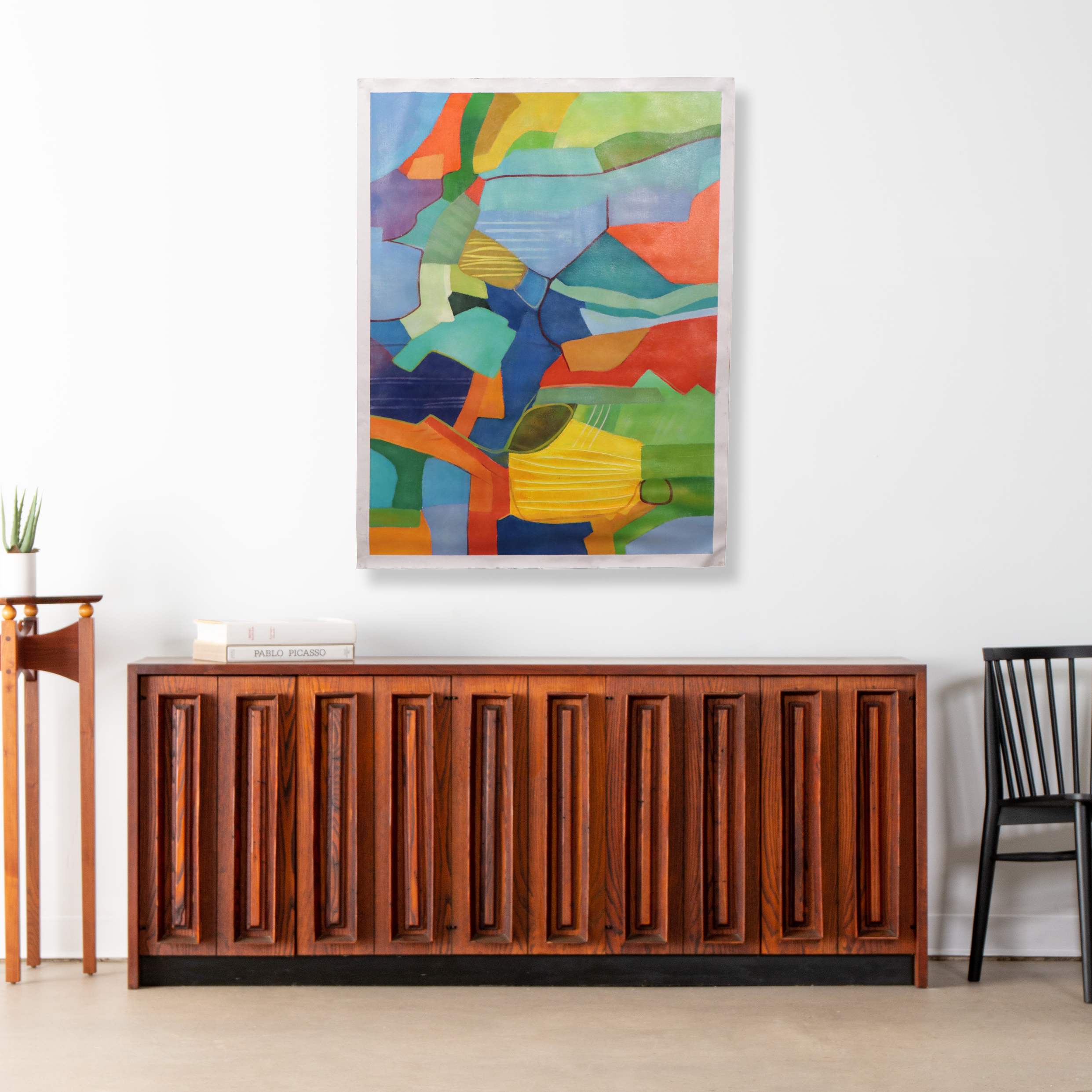 Zheng Non-Objective Abstract Oil Painting