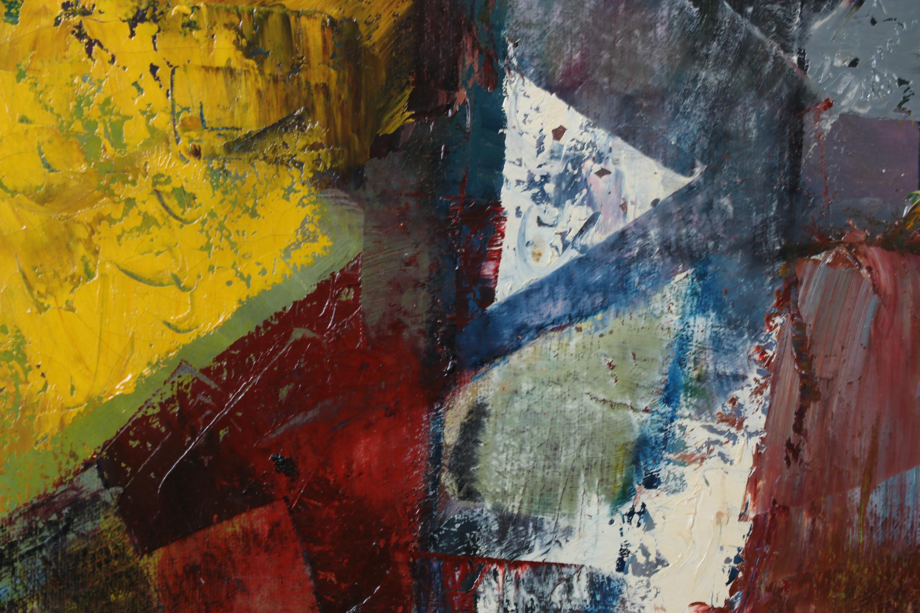 Richard S. Wagner Oil Painting "Refugees," 1962