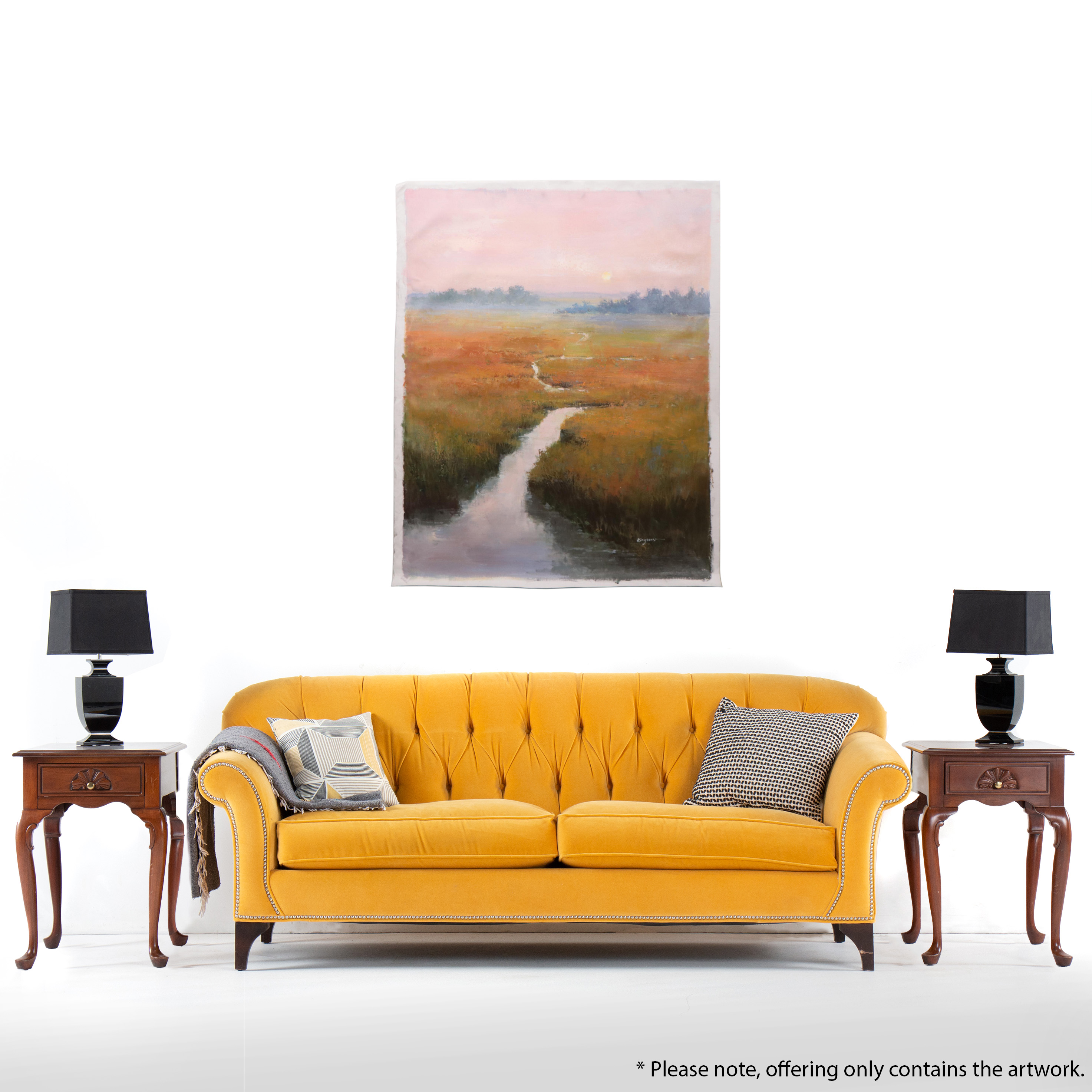 Kingston Marsh Landscape Oil Painting