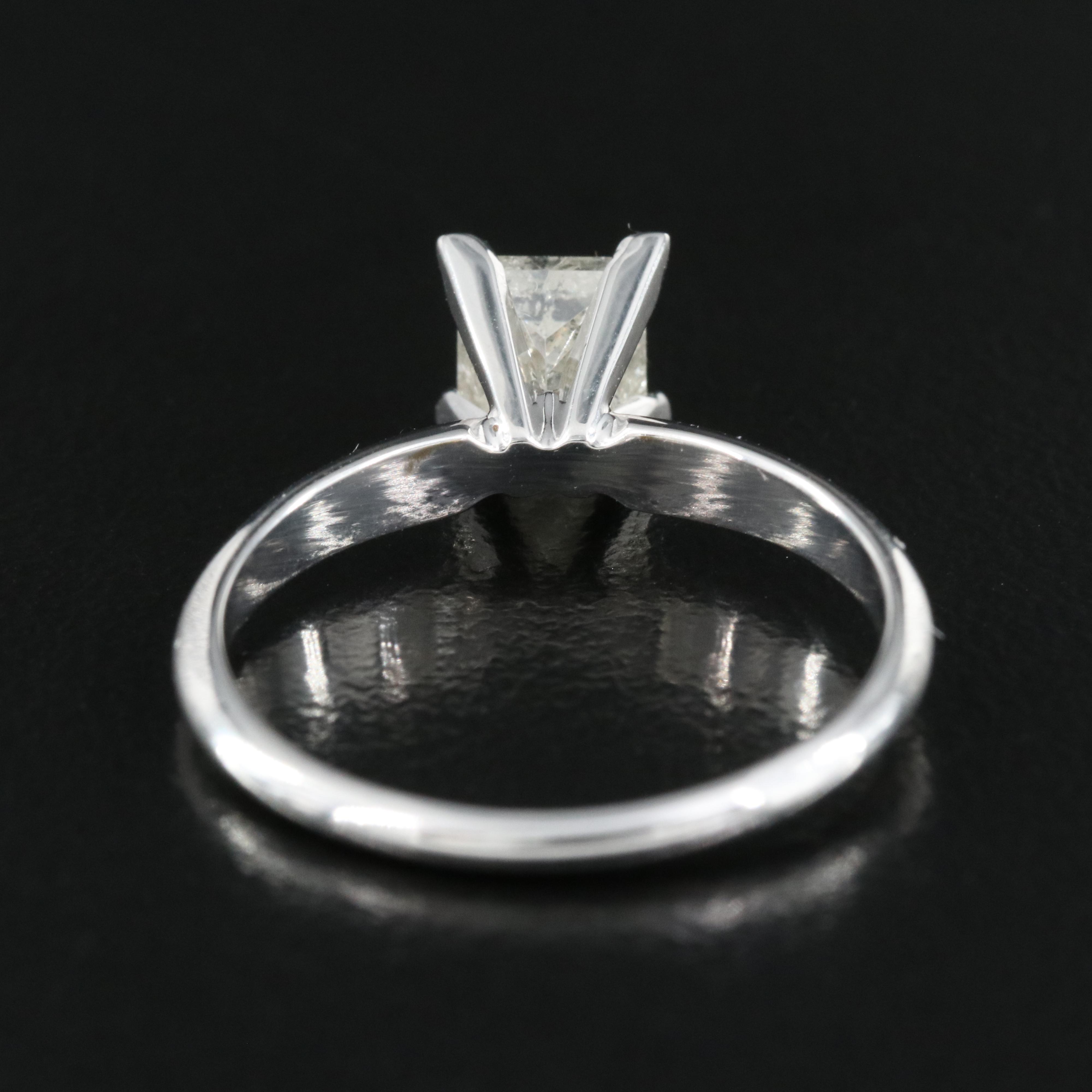 10K 0.97 CT Diamond Solitaire Ring