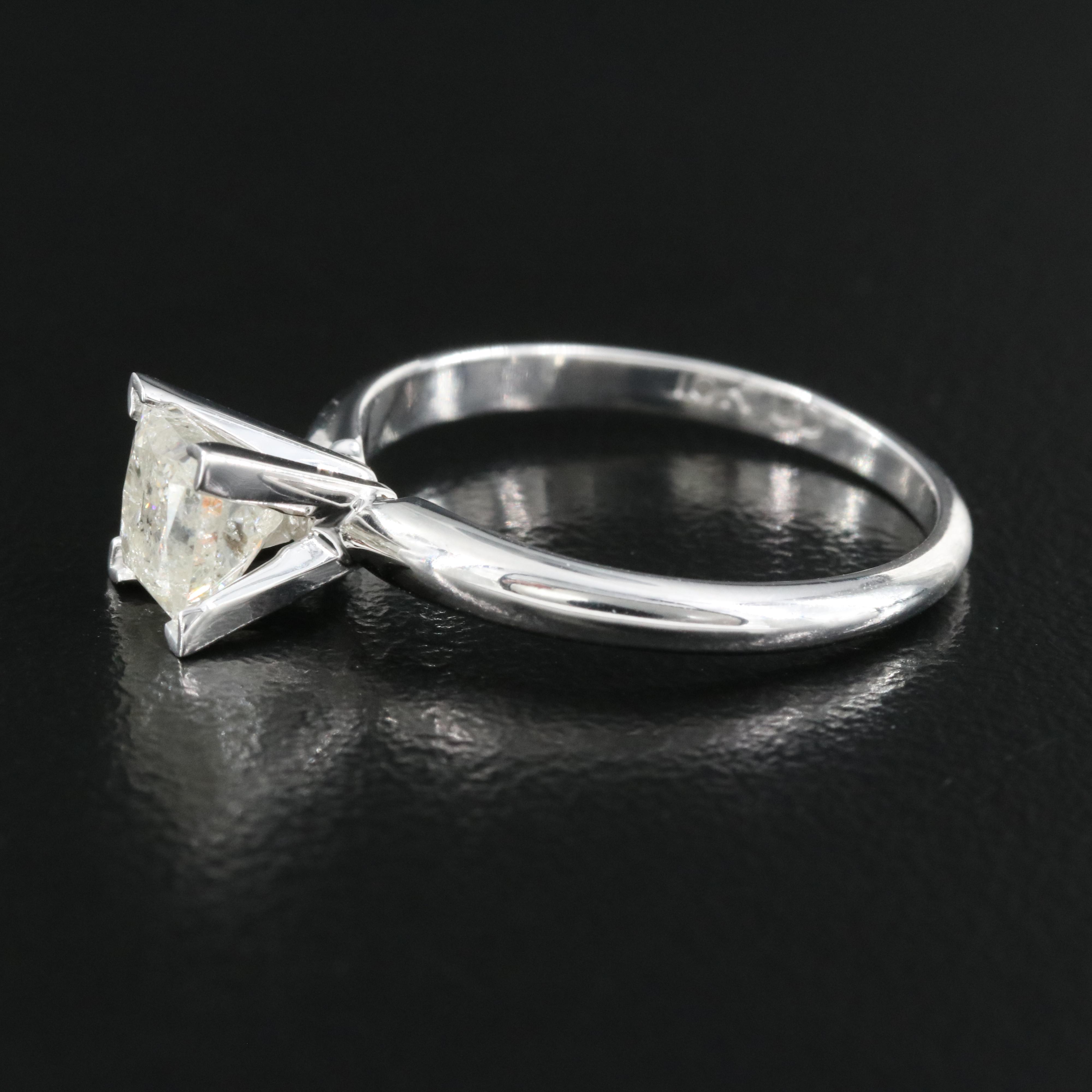 10K 0.97 CT Diamond Solitaire Ring