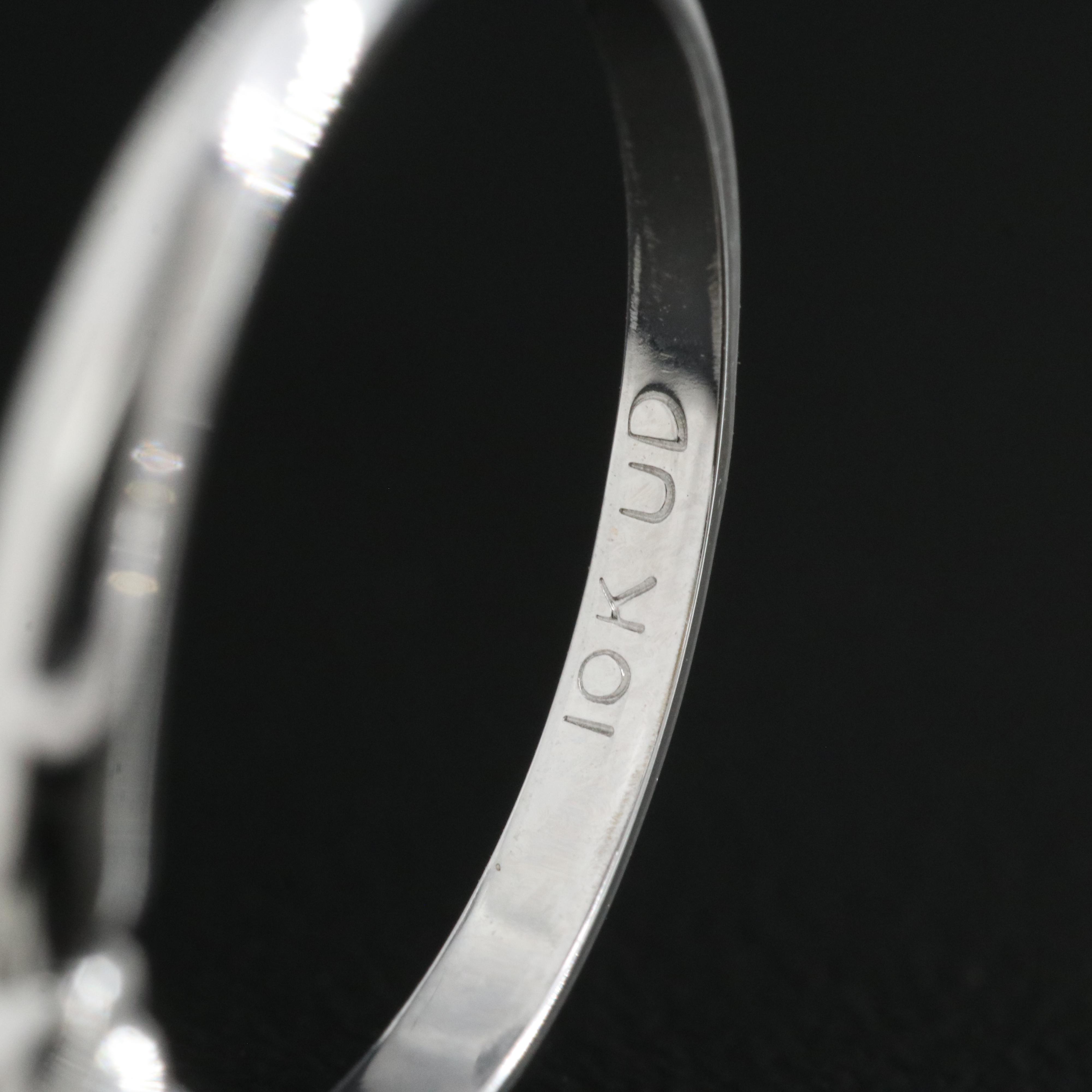 10K 0.97 CT Diamond Solitaire Ring