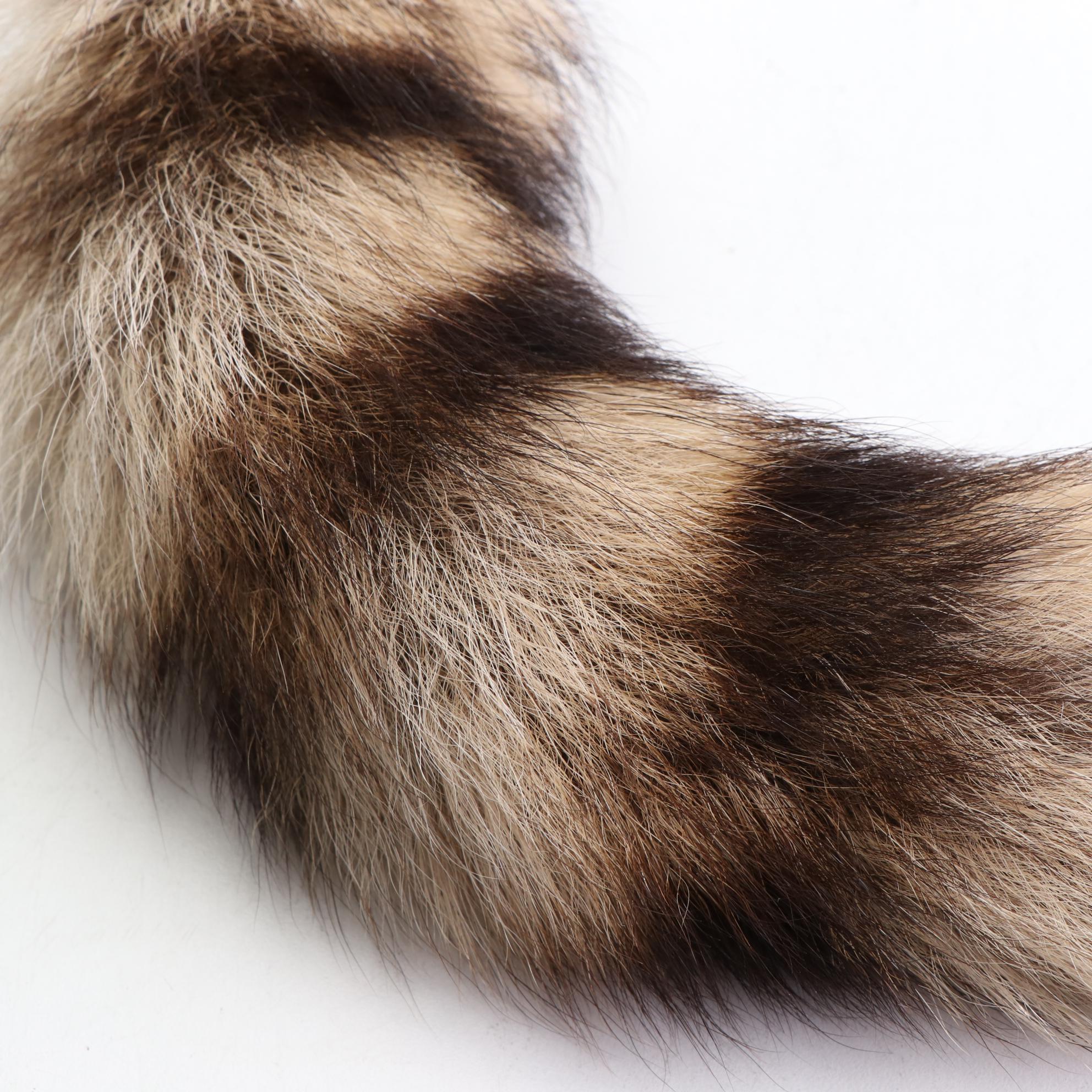 Prada Raccoon Tail Key Chain Ring