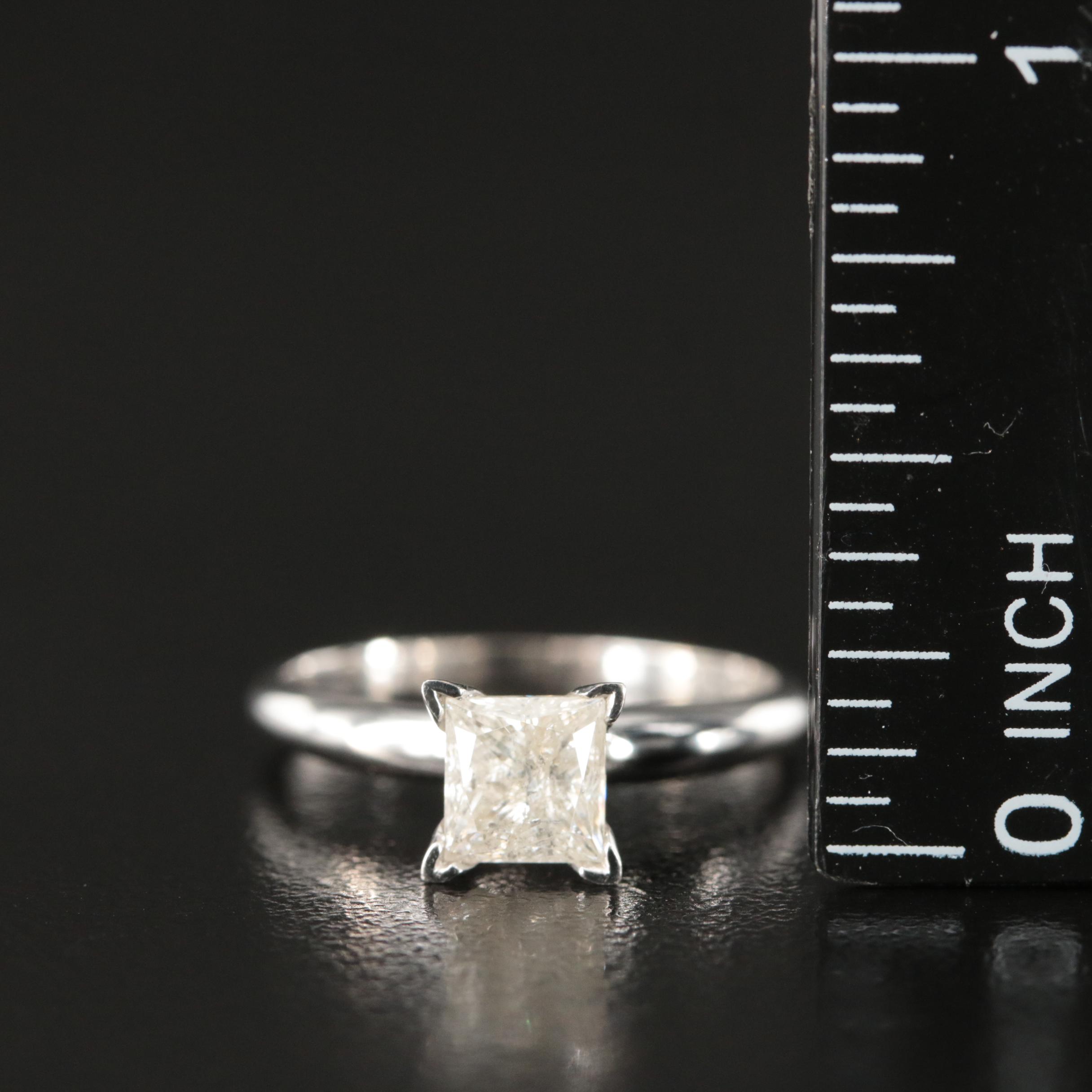 10K 0.95 CT Diamond Solitaire Ring