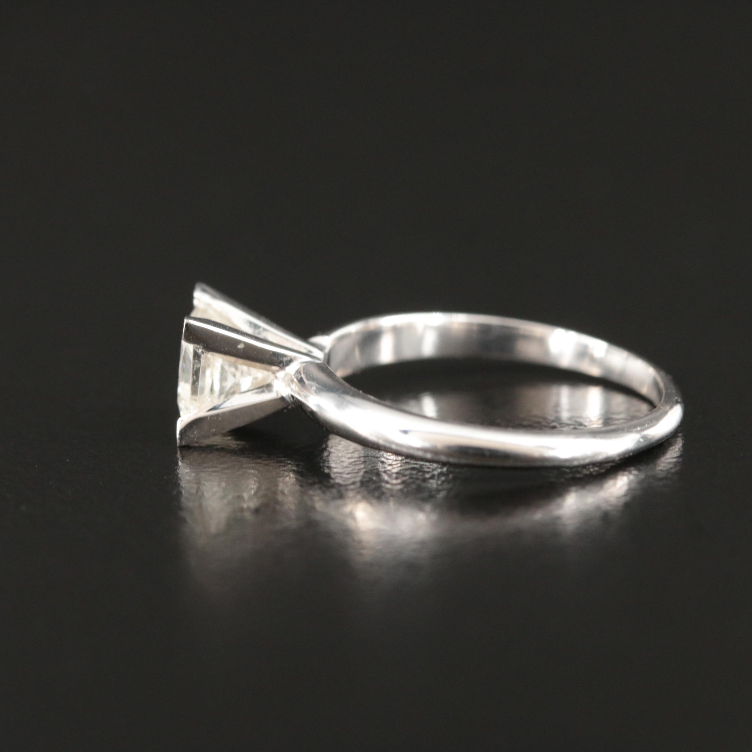 10K 0.95 CT Diamond Solitaire Ring