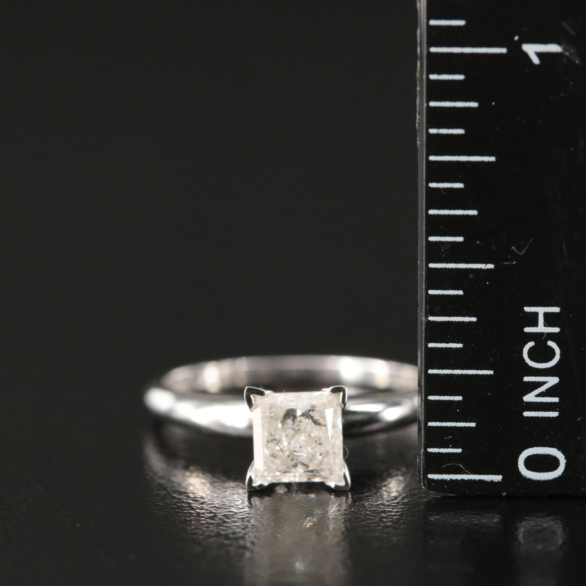 10K 0.96 CT Diamond Solitaire Ring