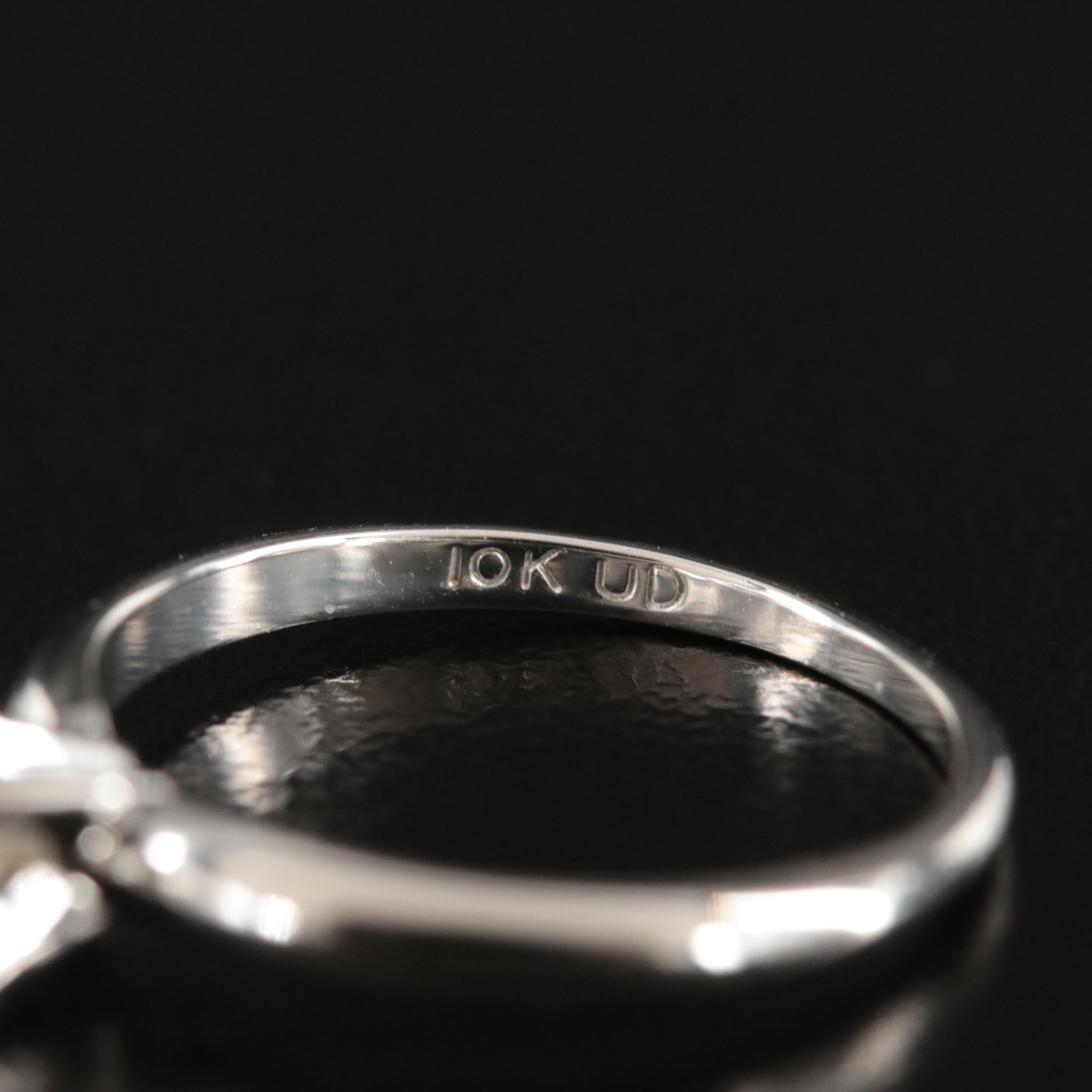 10K 0.96 CT Diamond Solitaire Ring