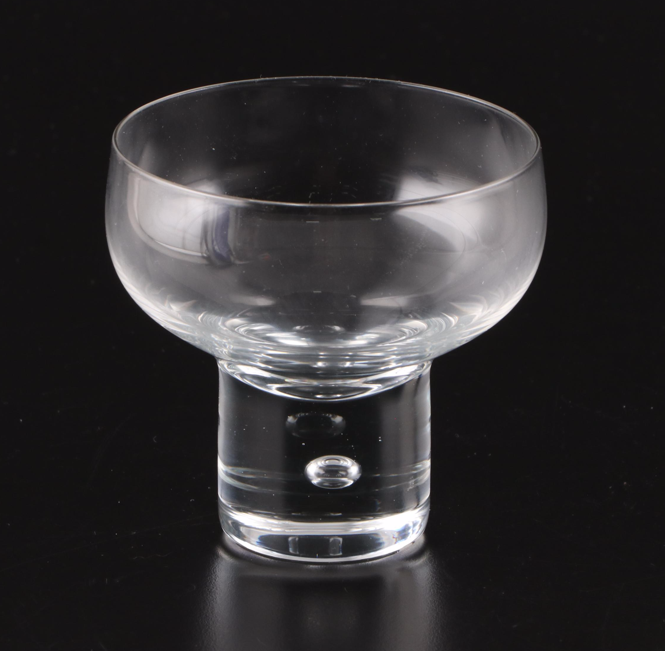 Kosta-Boda "Mambo" Champagne/Tall Sherbet Glasses