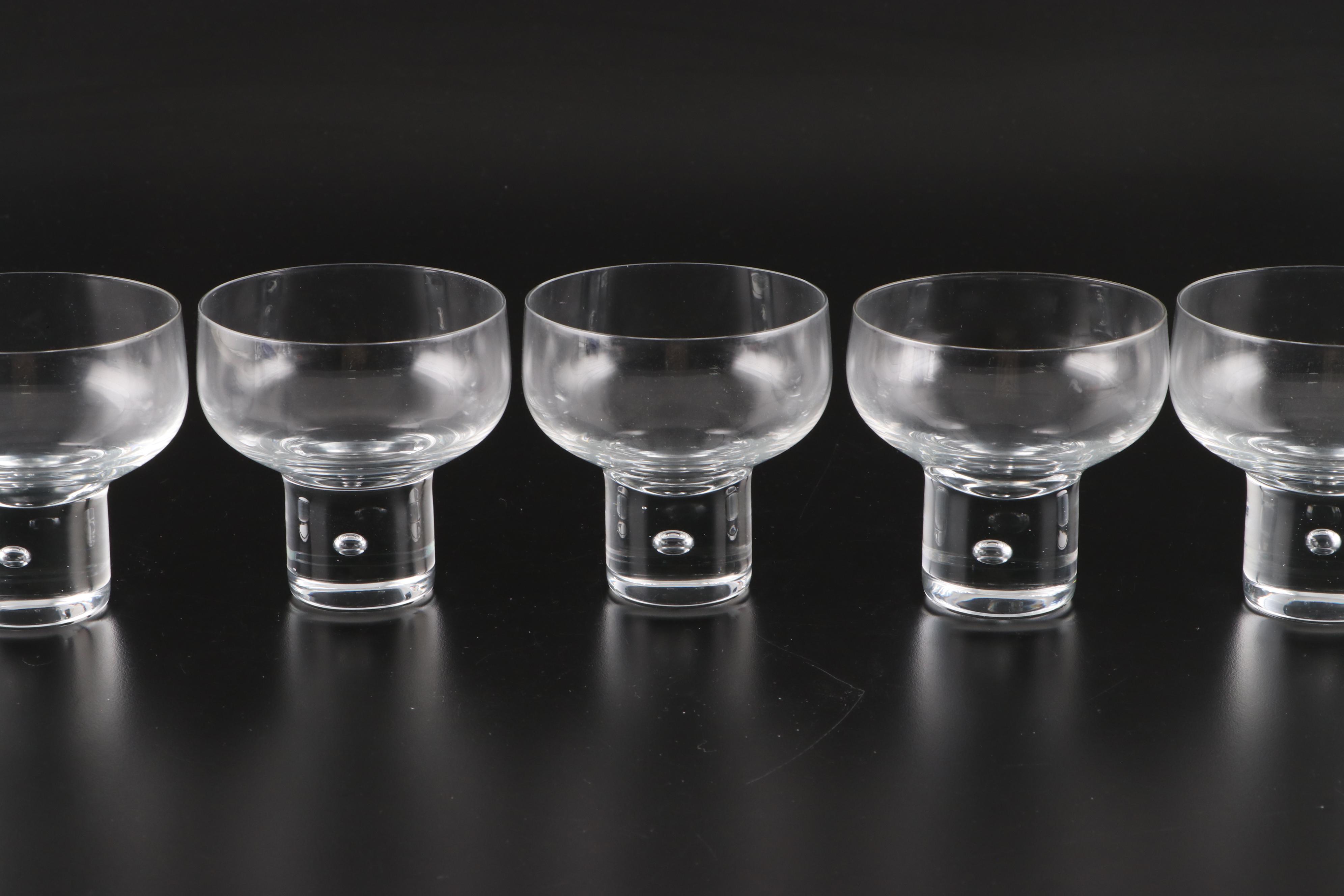 Kosta-Boda "Mambo" Champagne/Tall Sherbet Glasses