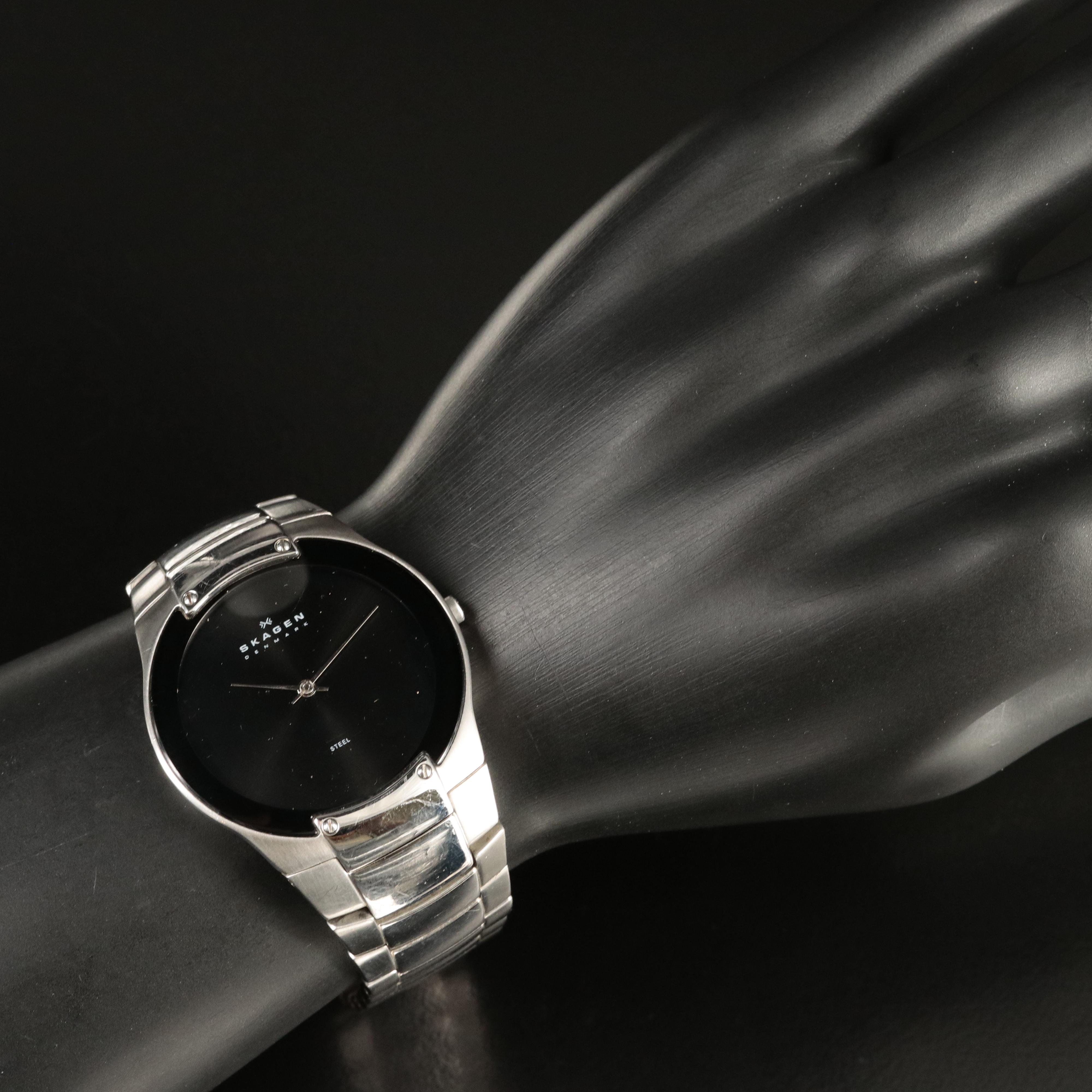 Skagen Black Dial Quartz Watch