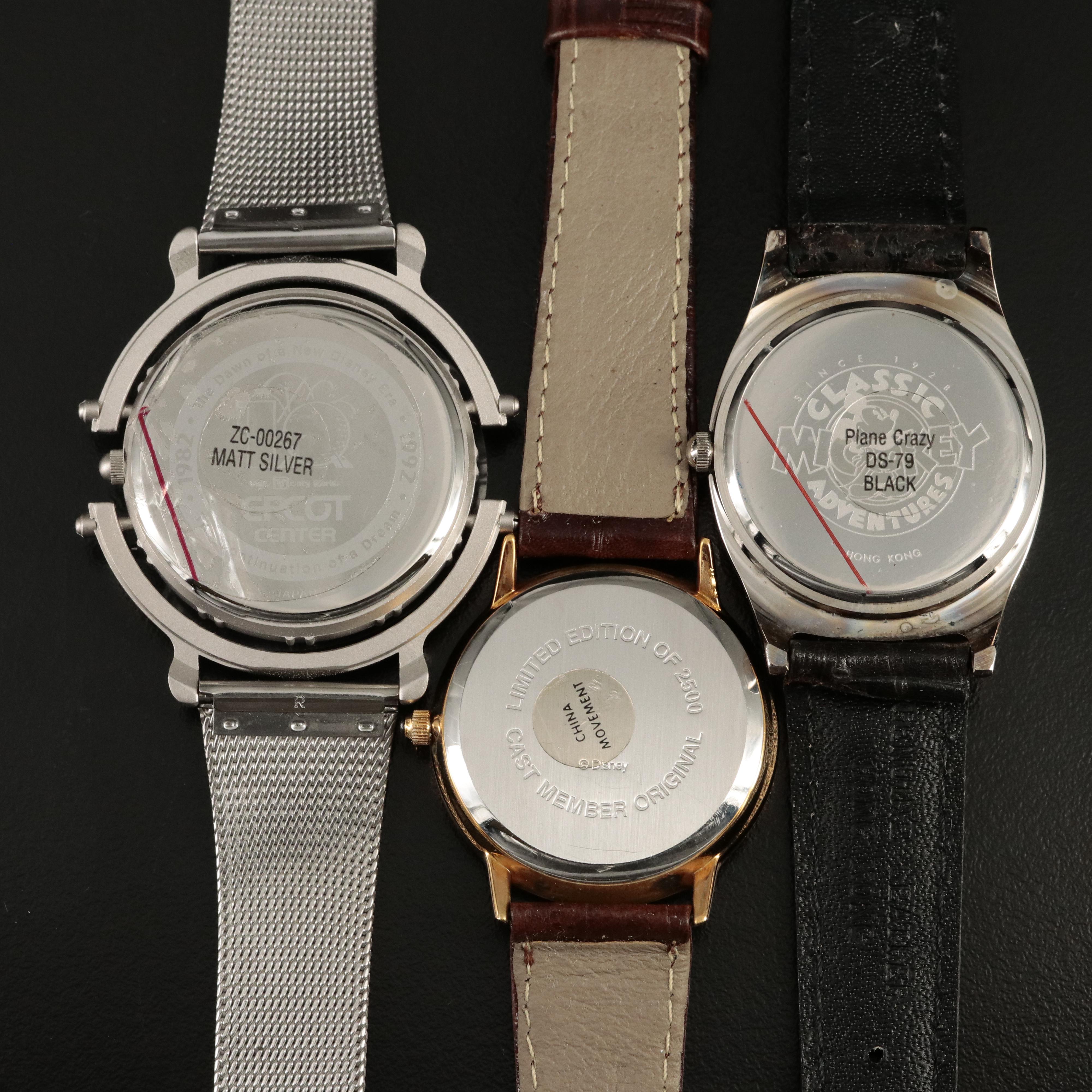 Trio of Disney Watches in Original Boxes