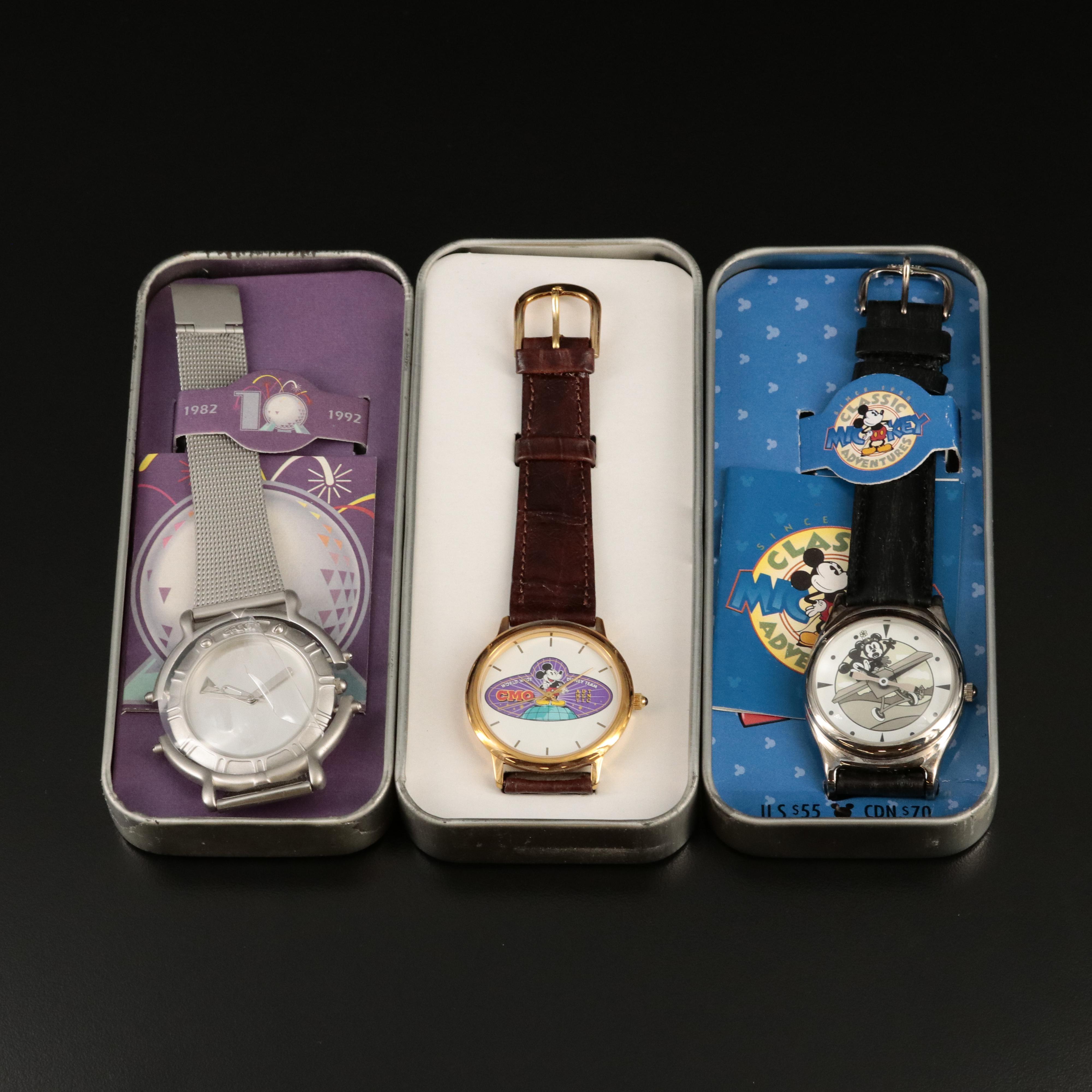 Trio of Disney Watches in Original Boxes