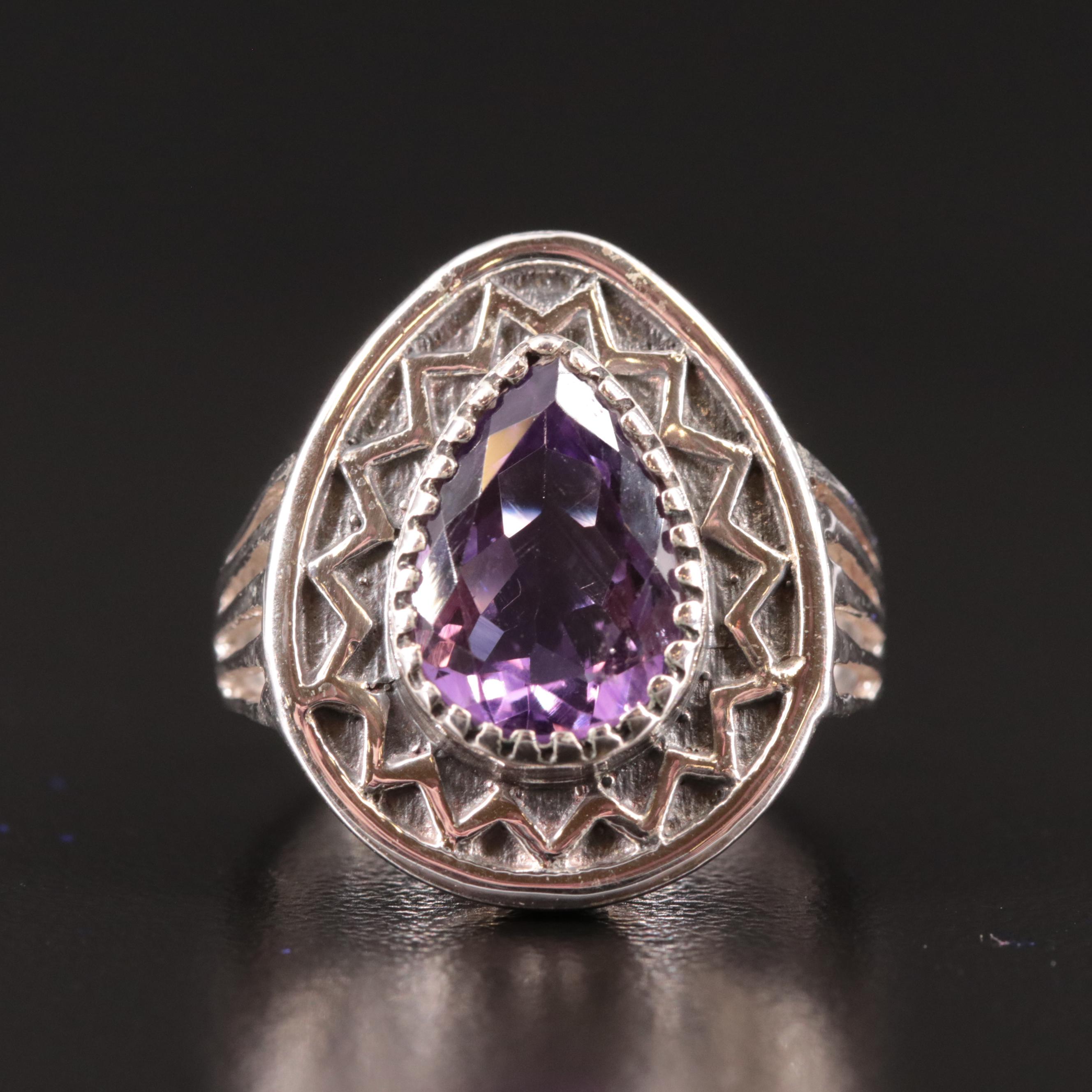 Sterling Amethyst Ring
